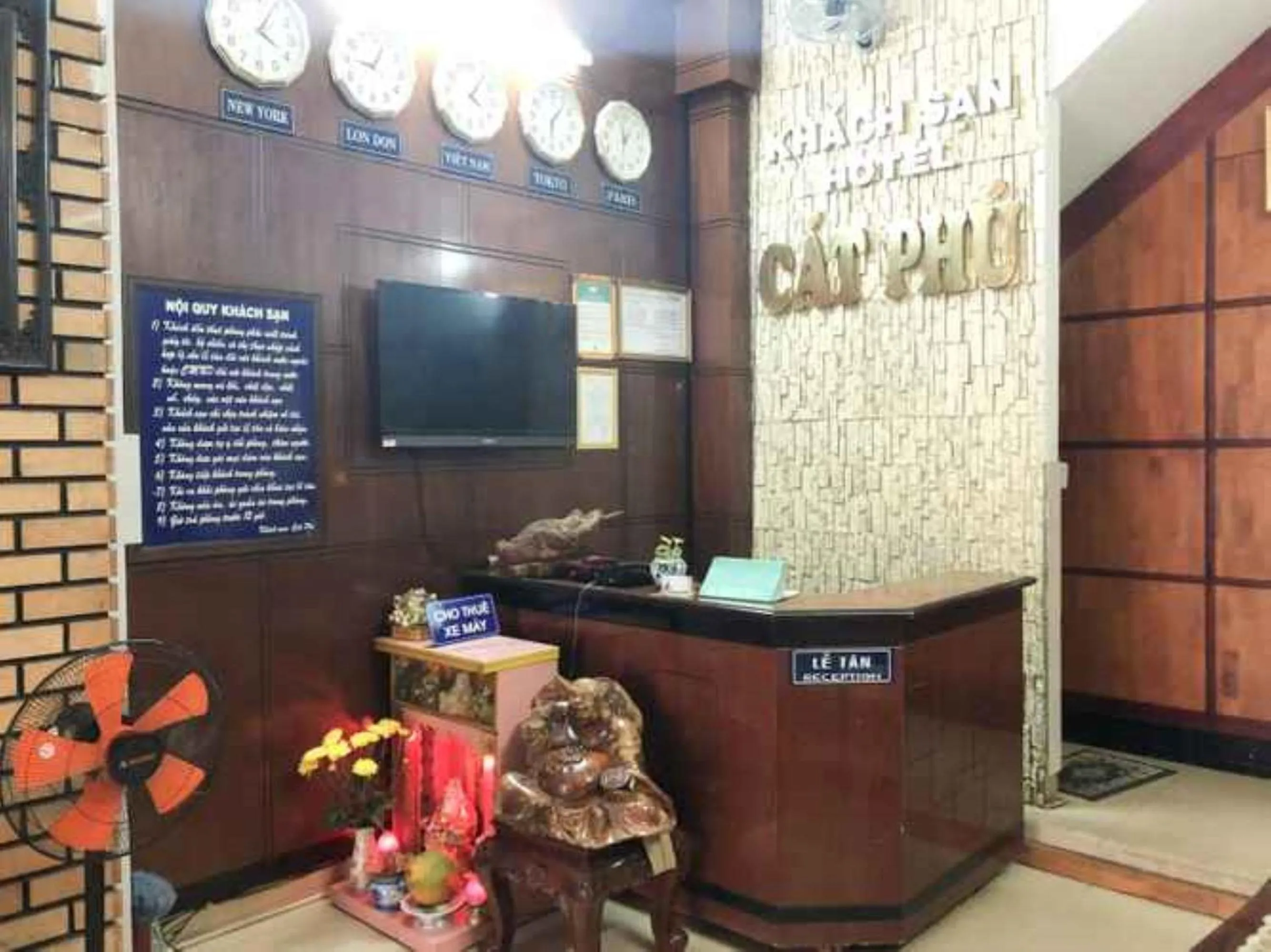 Lobby or reception in Cat Phu Hotel