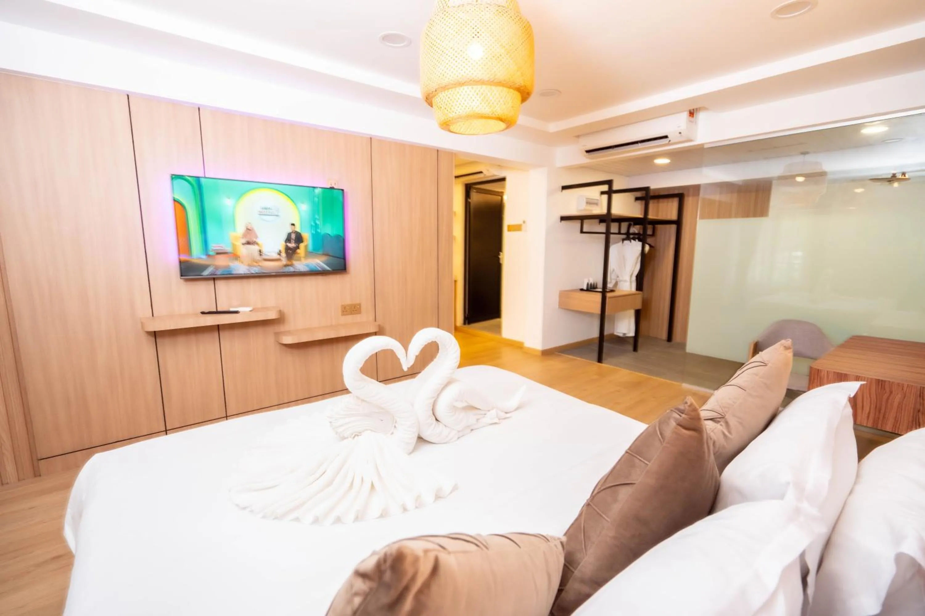 Bed in Bukit Merah Laketown Resort