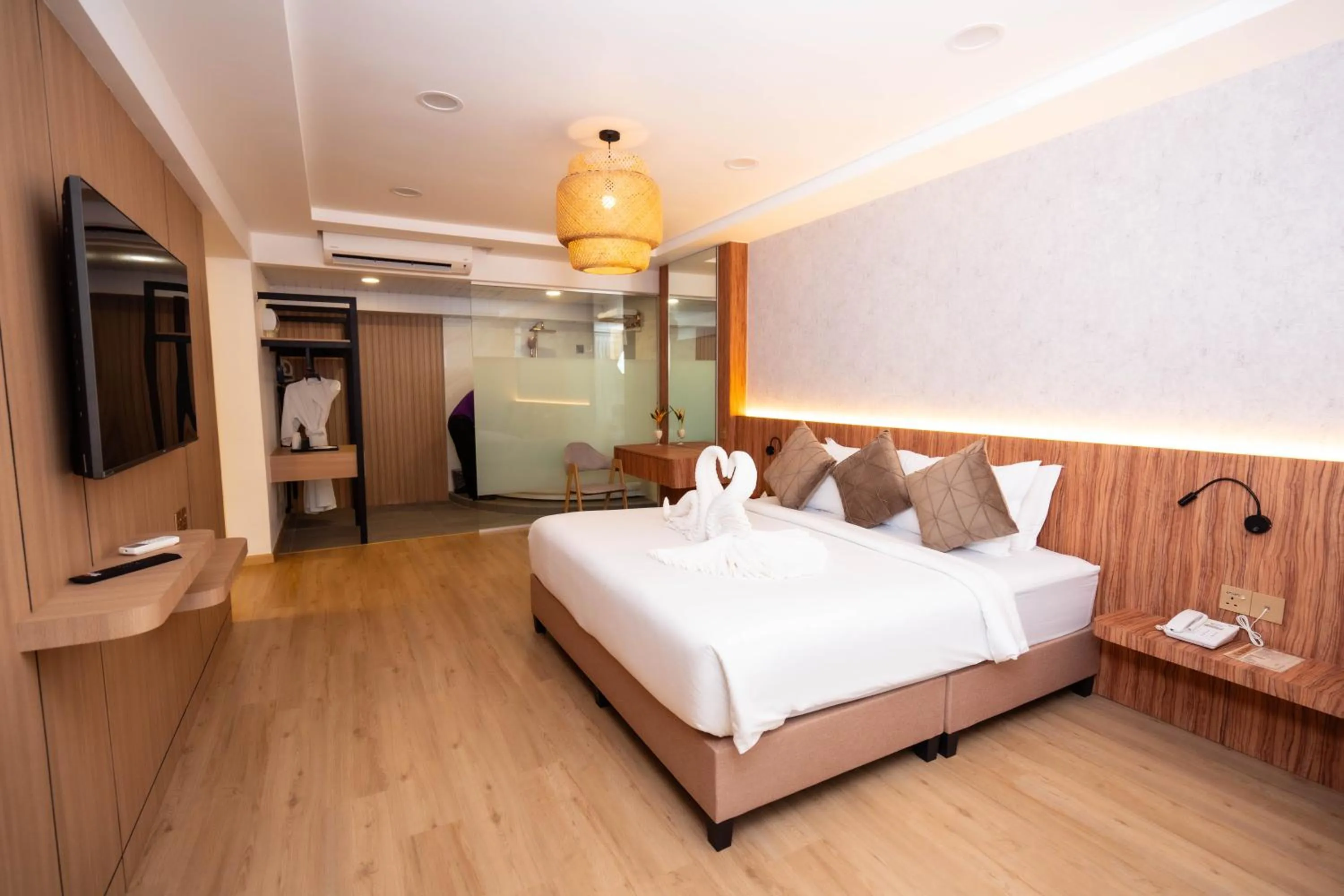 Bed in Bukit Merah Laketown Resort