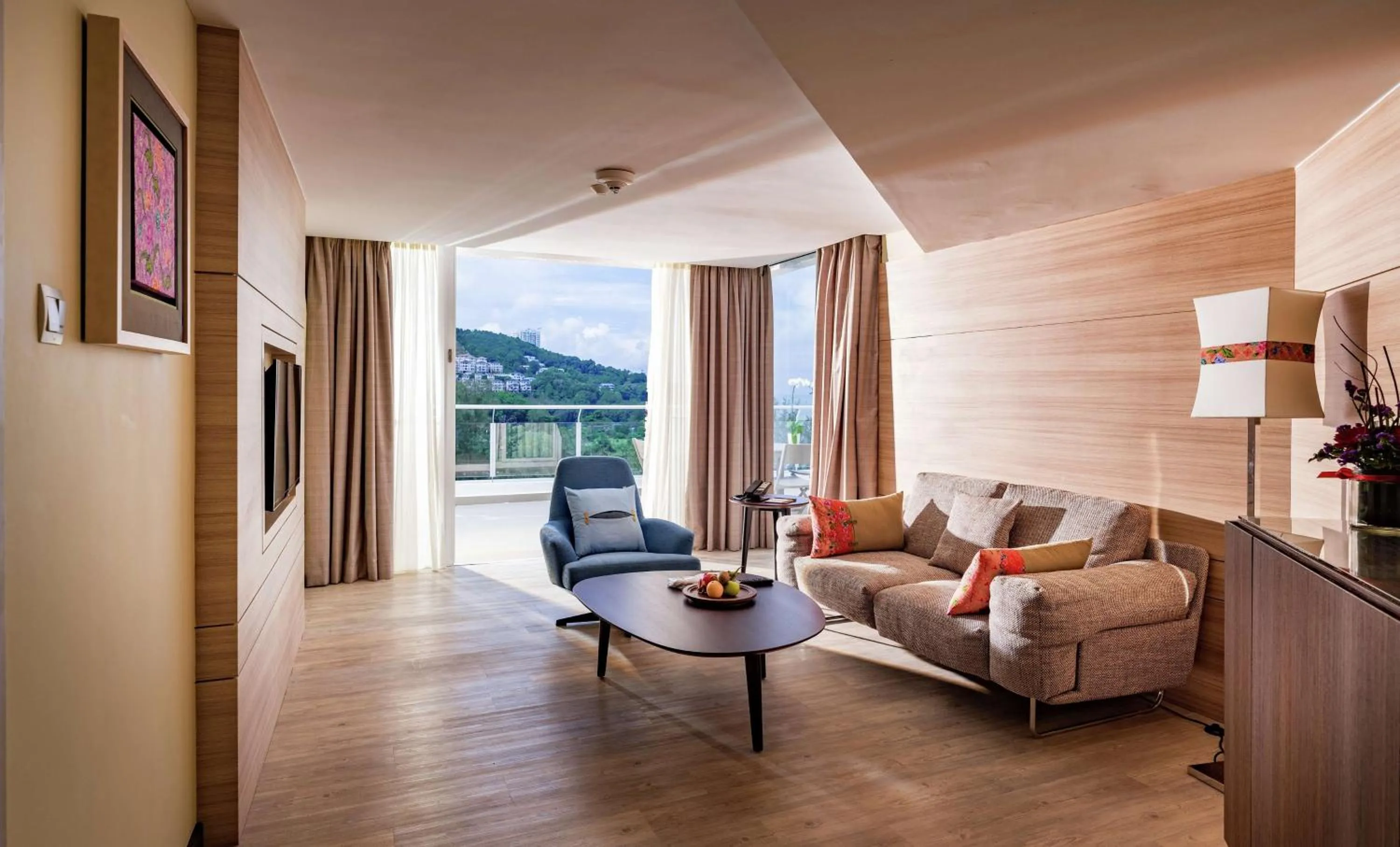 Living room in DoubleTree Resort by Hilton Hotel Penang