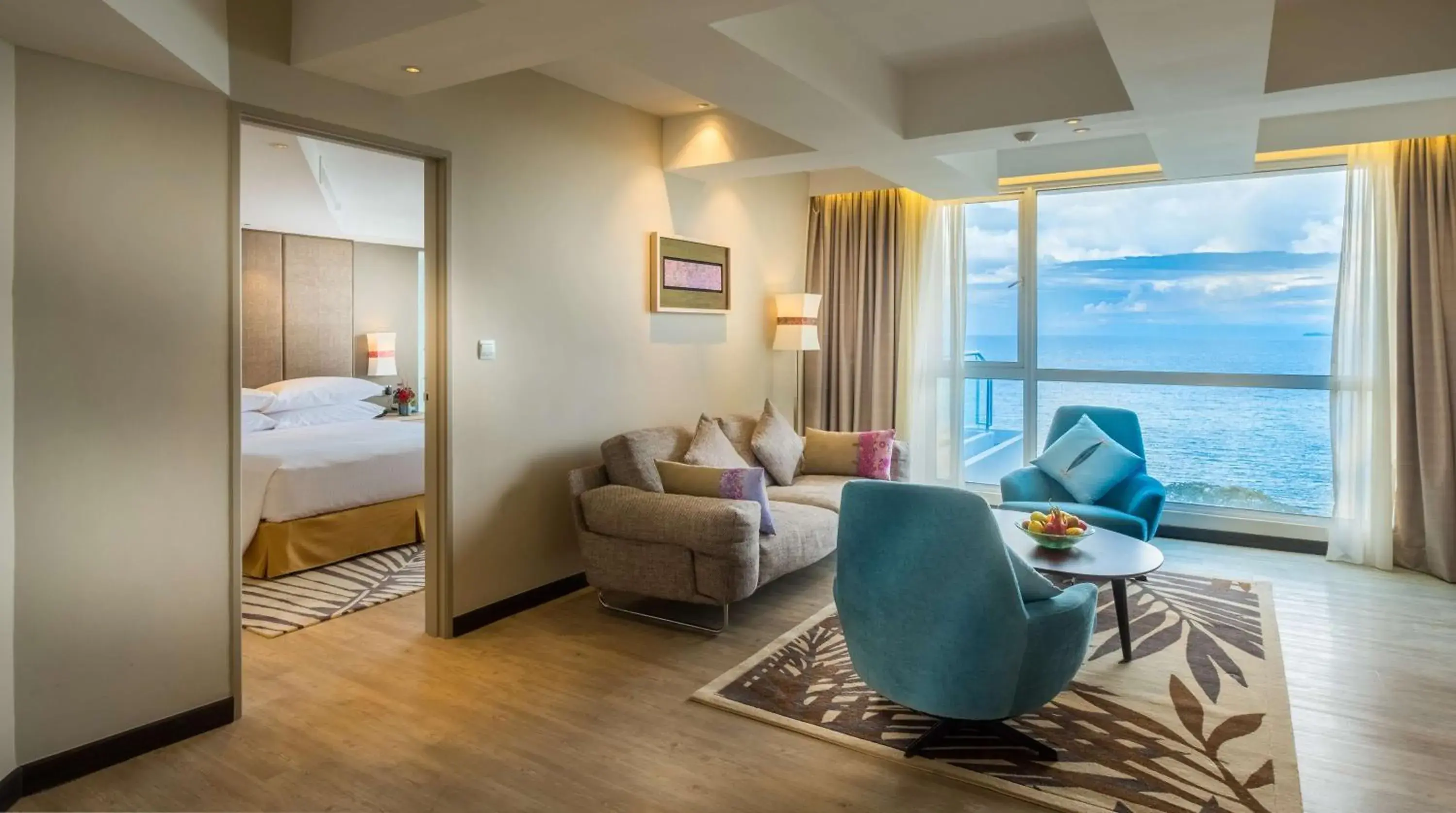 Two-Bedroom Family Suite with Terrace and Sea View in DoubleTree Resort by Hilton Hotel Penang Two-Bedroom Family Suite with Terrace and Sea View in DoubleTree Resort by Hilton Hotel Penang