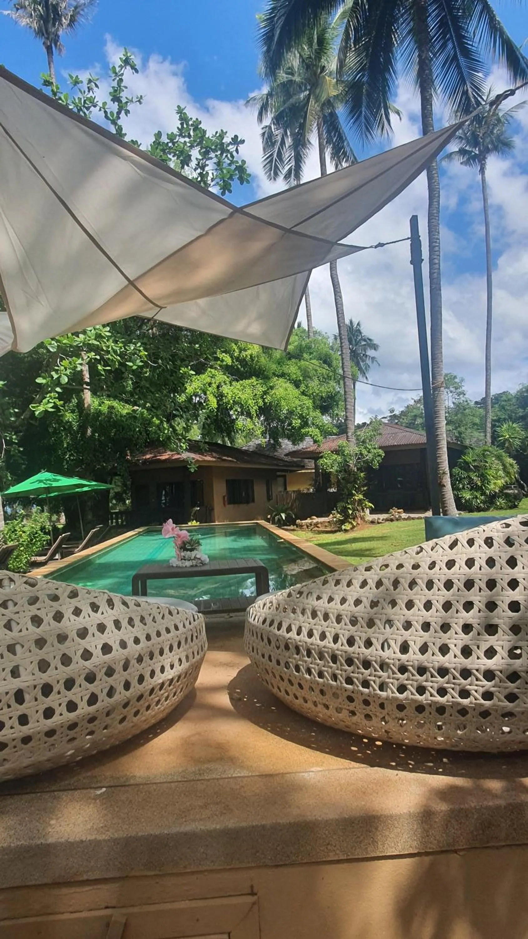 Swimming pool in KhaoTong Villa at Melina's