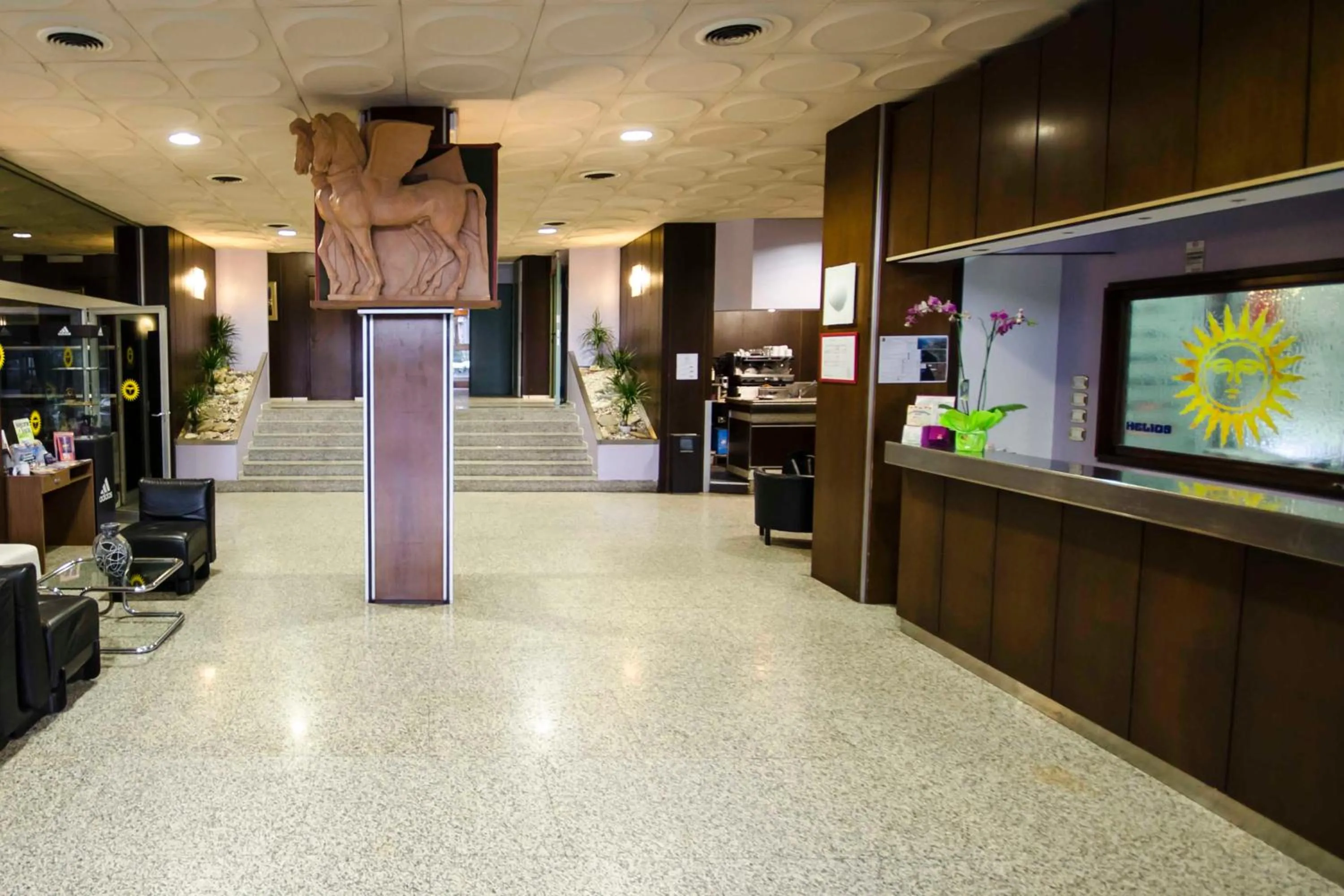 Lobby or reception in Grand Hotel Helios