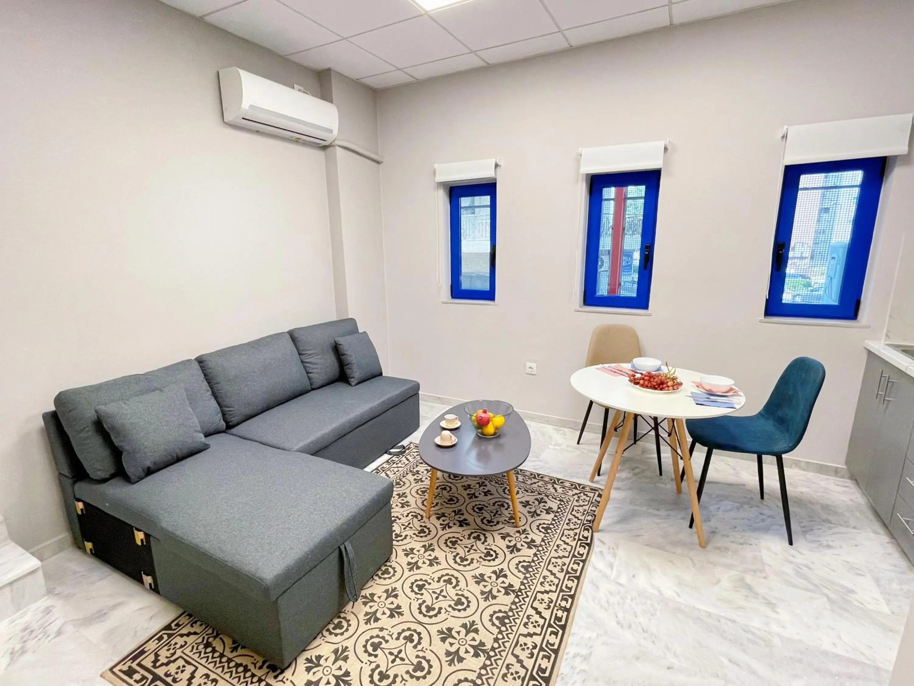 Living room in WSD Baia Acropolis Hotel Apartment