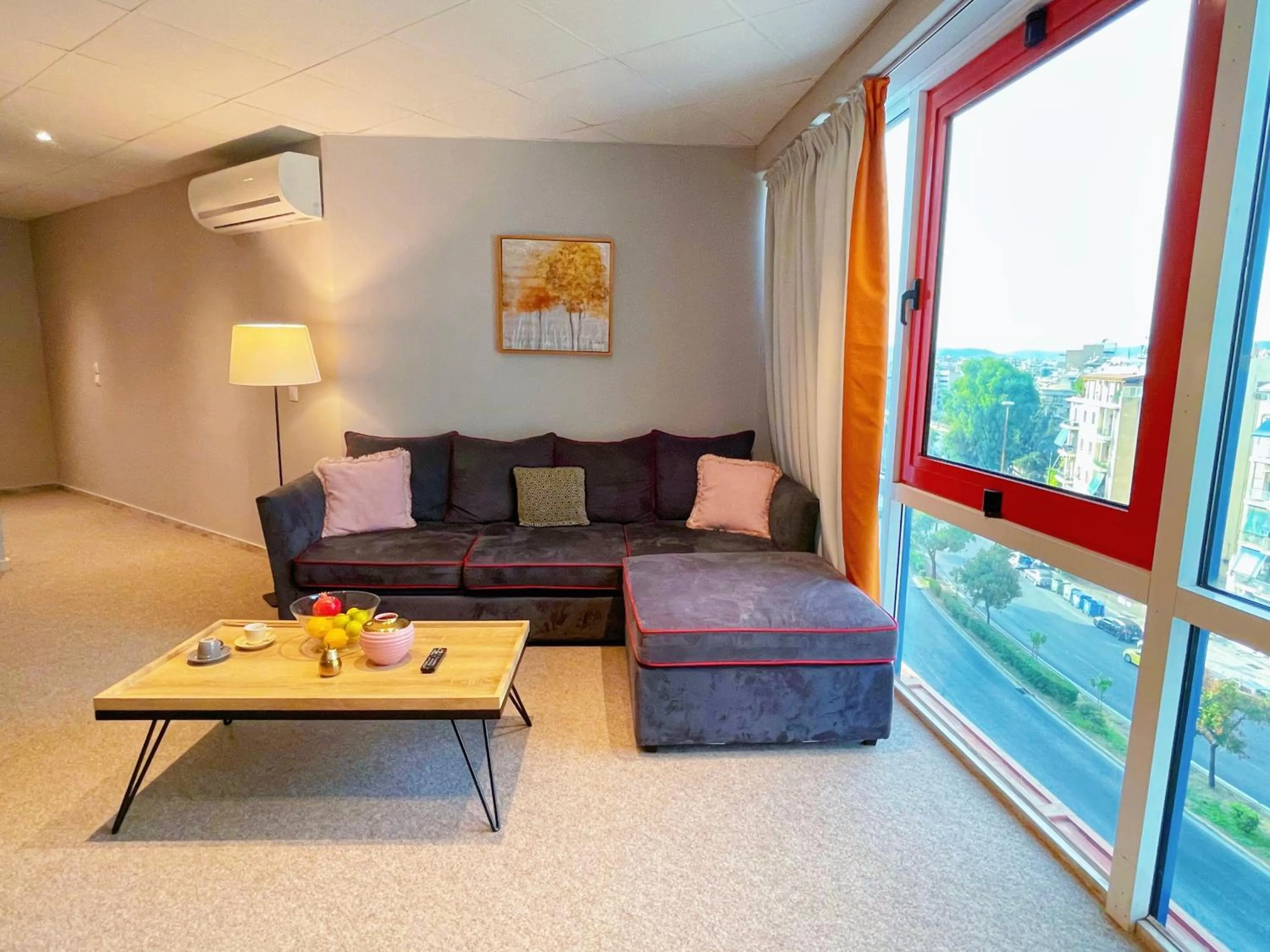 Living room in WSD Baia Acropolis Hotel Apartment