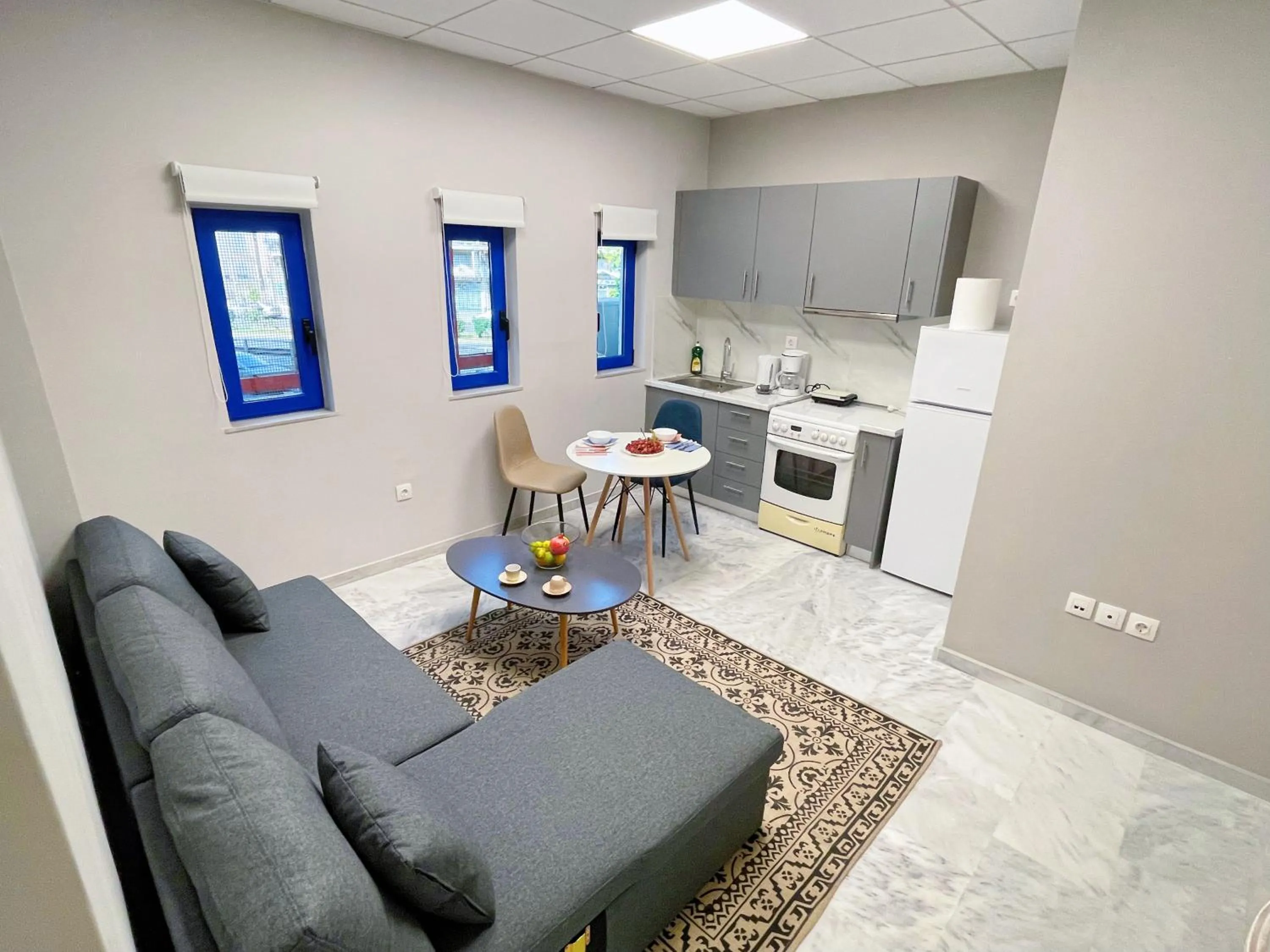 Living room in WSD Baia Acropolis Hotel Apartment