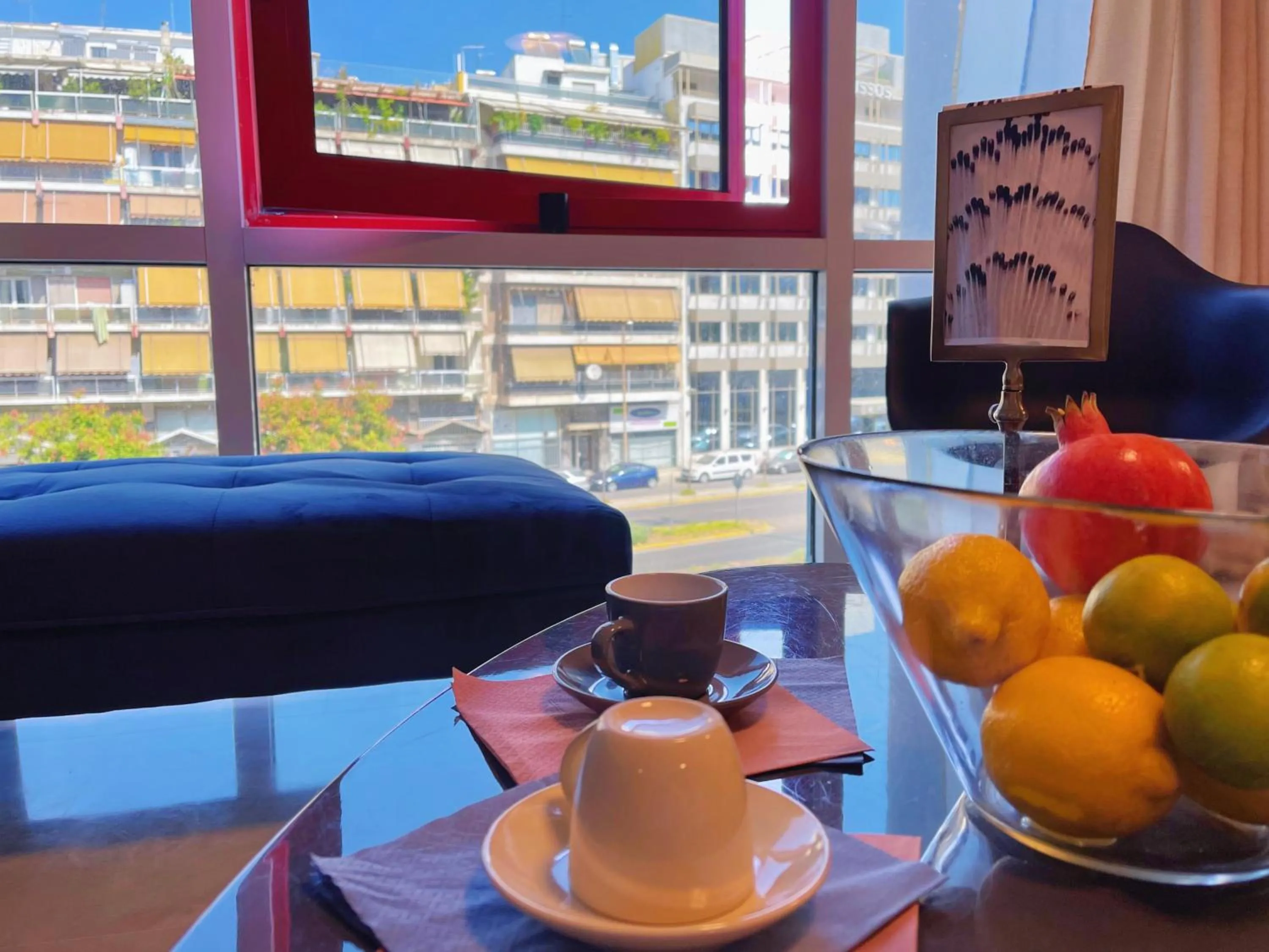 Living room in WSD Baia Acropolis Hotel Apartment