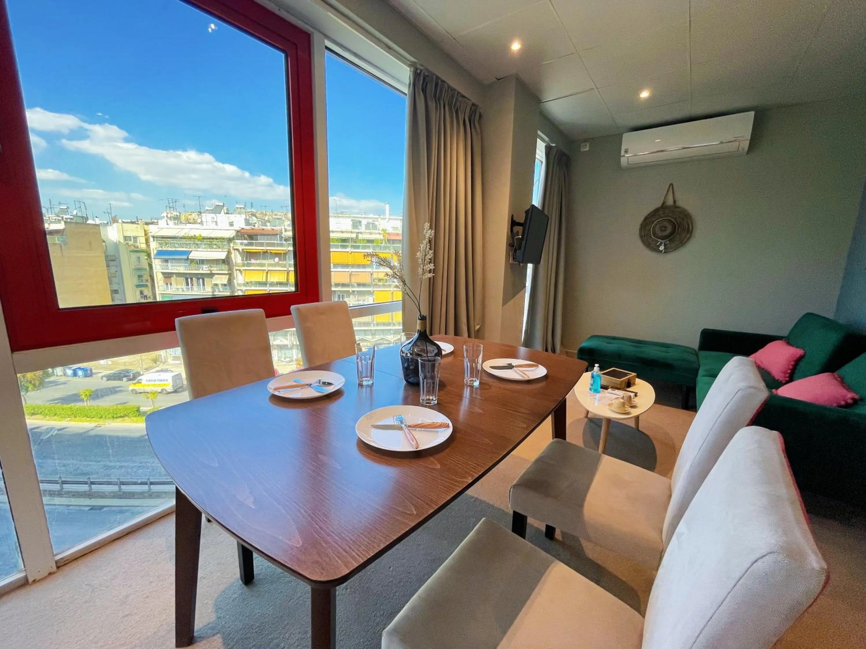 Living room in WSD Baia Acropolis Hotel Apartment