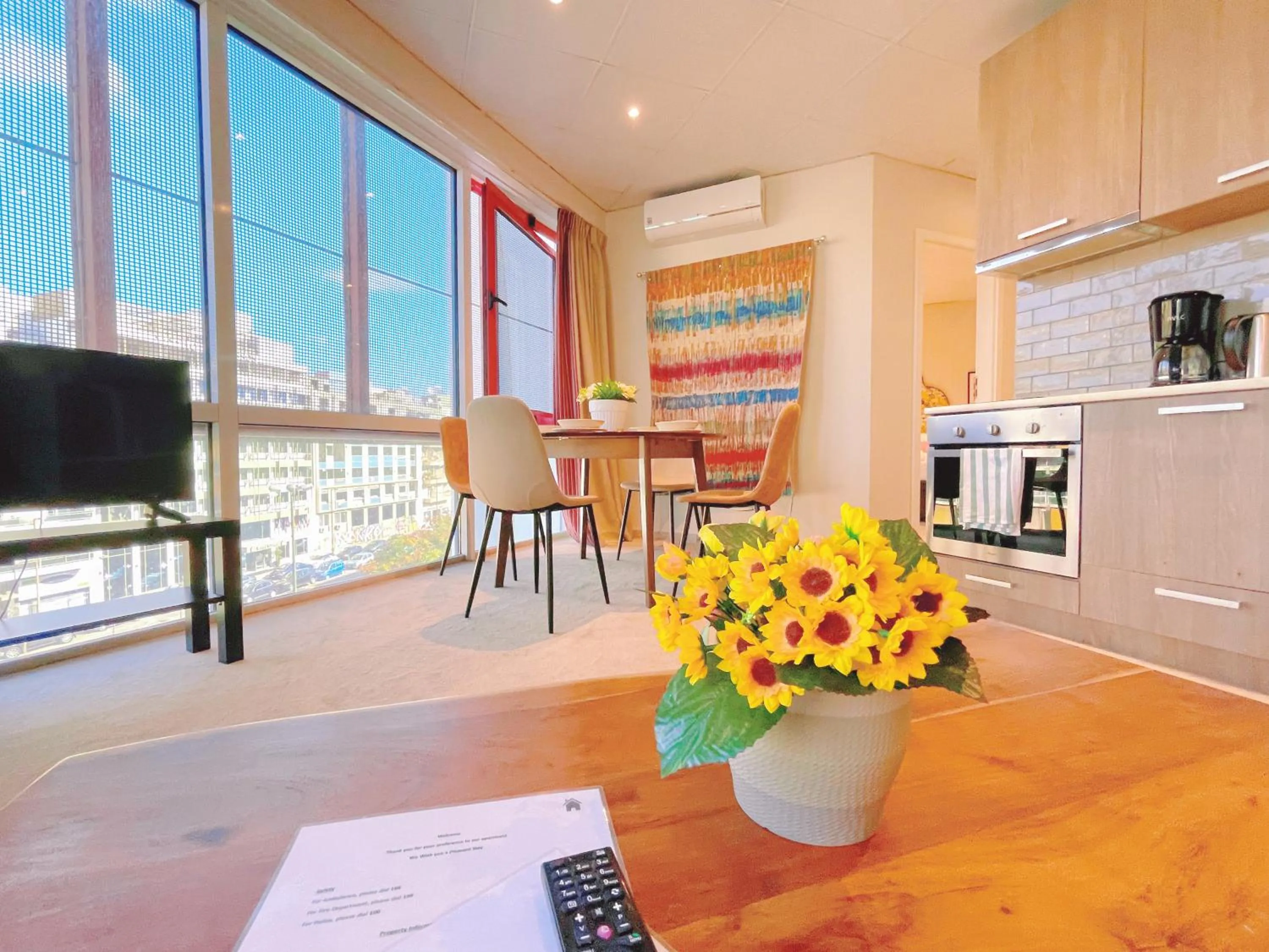 Kitchen or kitchenette in WSD Baia Acropolis Hotel Apartment