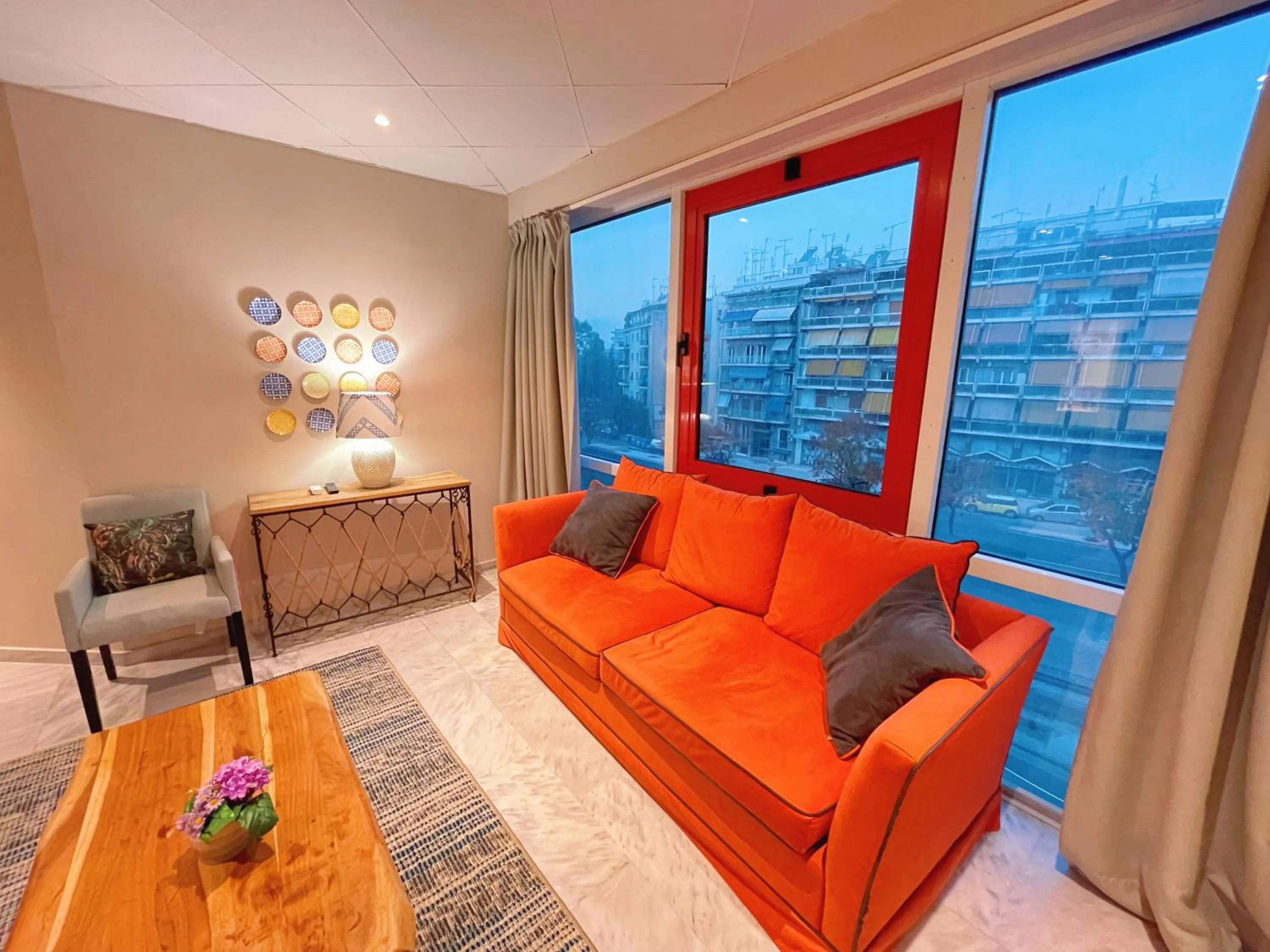 Seating area in WSD Baia Acropolis Hotel Apartment