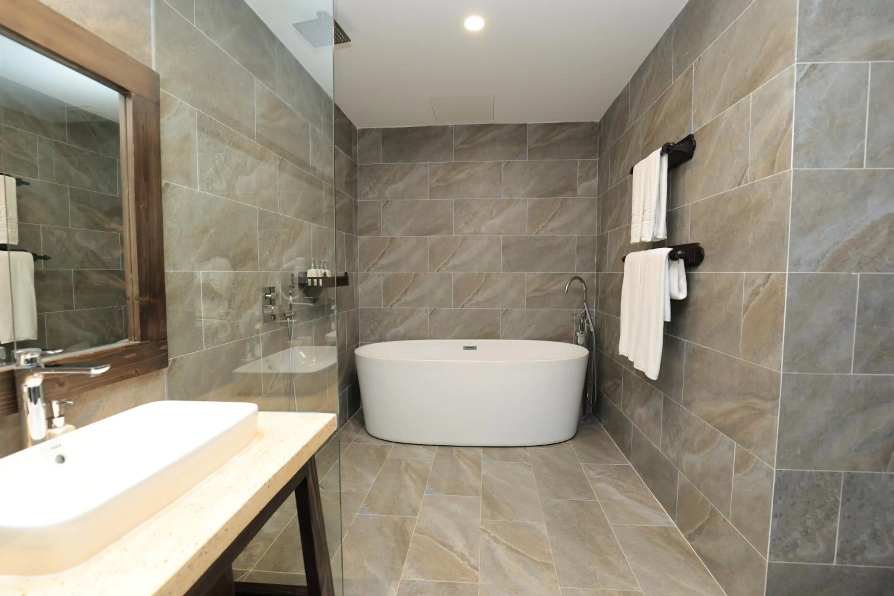 Bathroom in Palm Garden Beach Resort & Spa