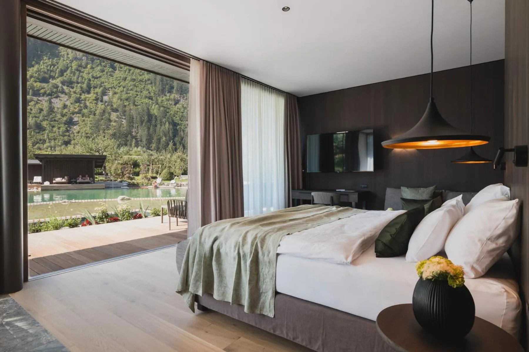 Bed in Neuhaus Zillertal Resort