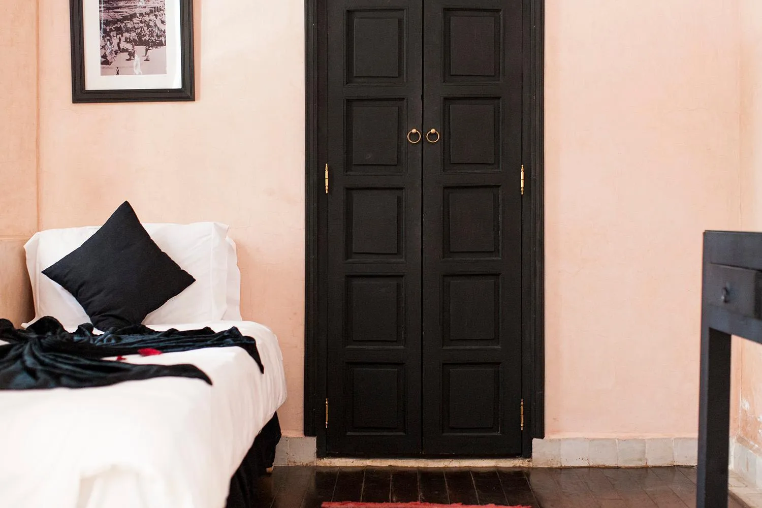 Decorative detail, Bed in Dar Sohane