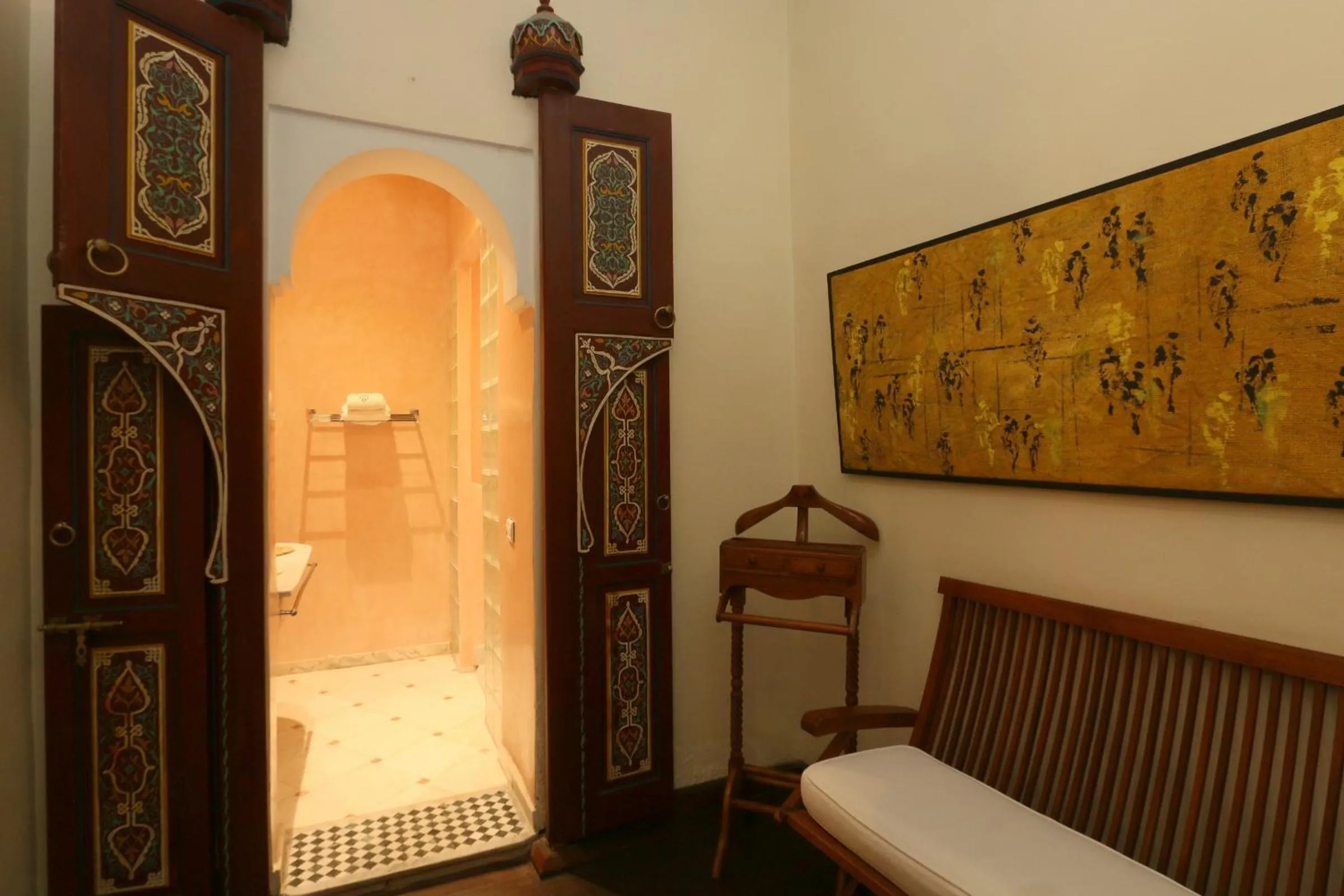 Decorative detail, Bed in Dar Sohane