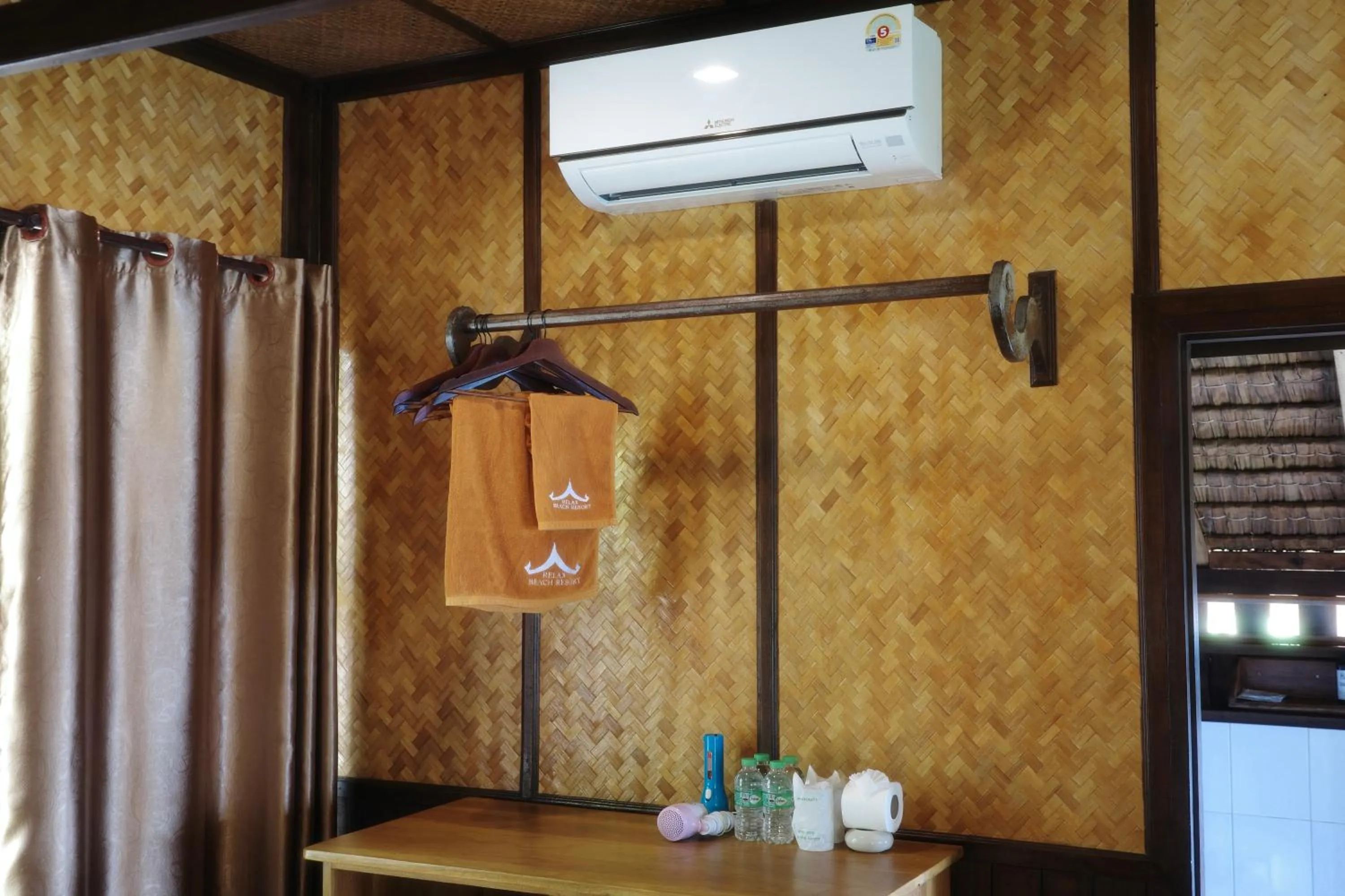 Bed in Phi Phi Relax Beach Resort