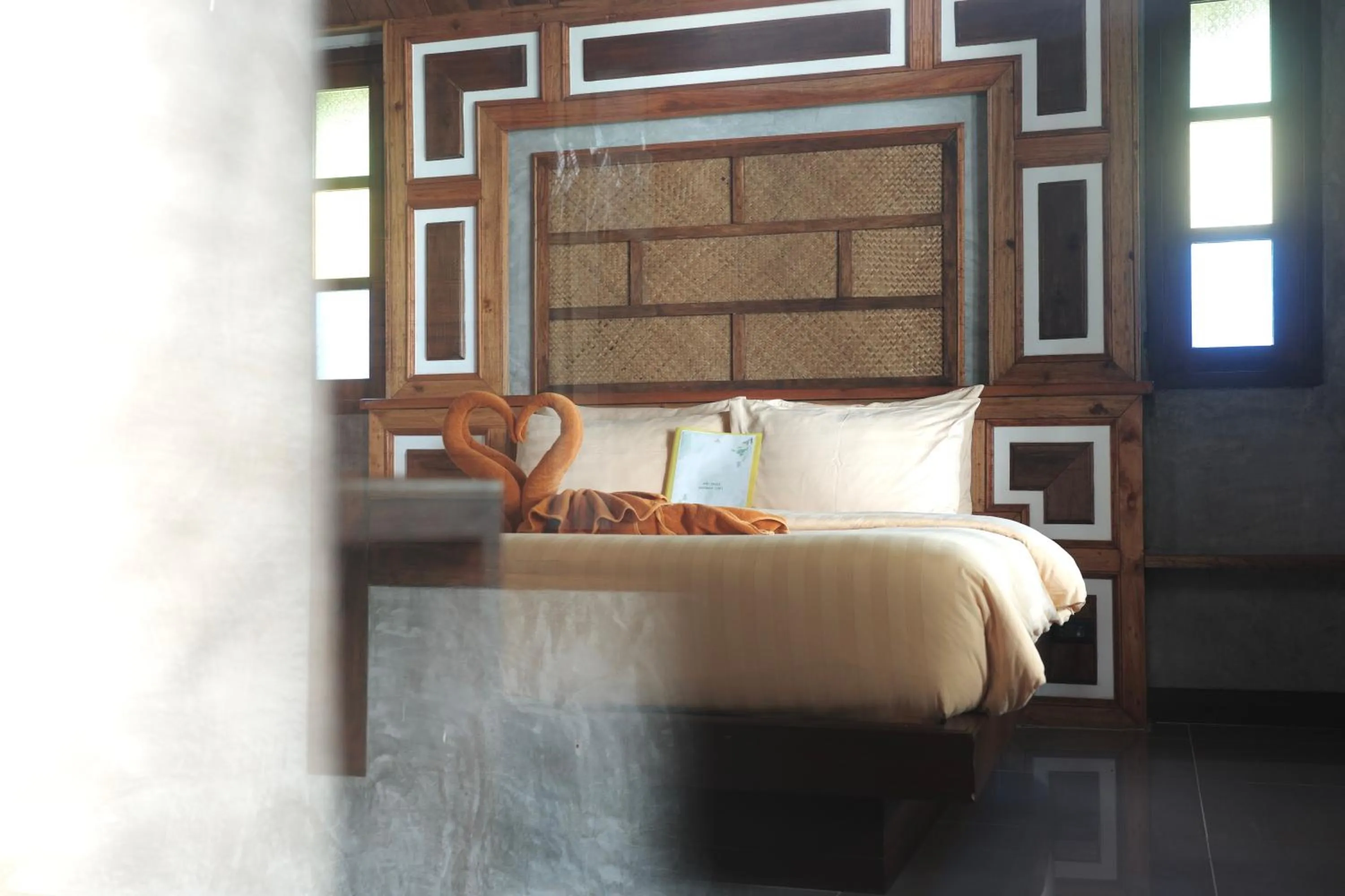 Bed in Phi Phi Relax Beach Resort