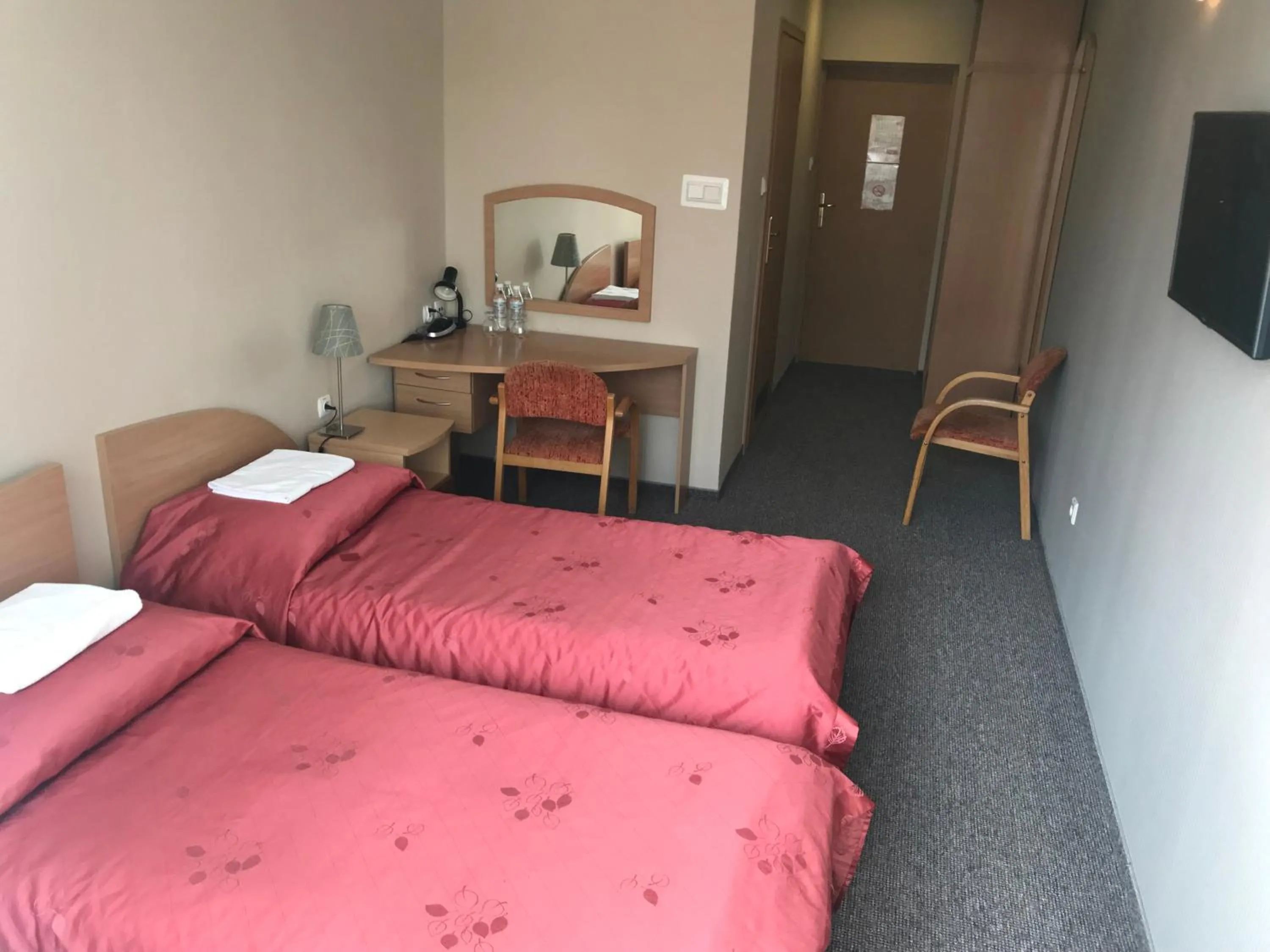 Bed in Hotel Dunajec