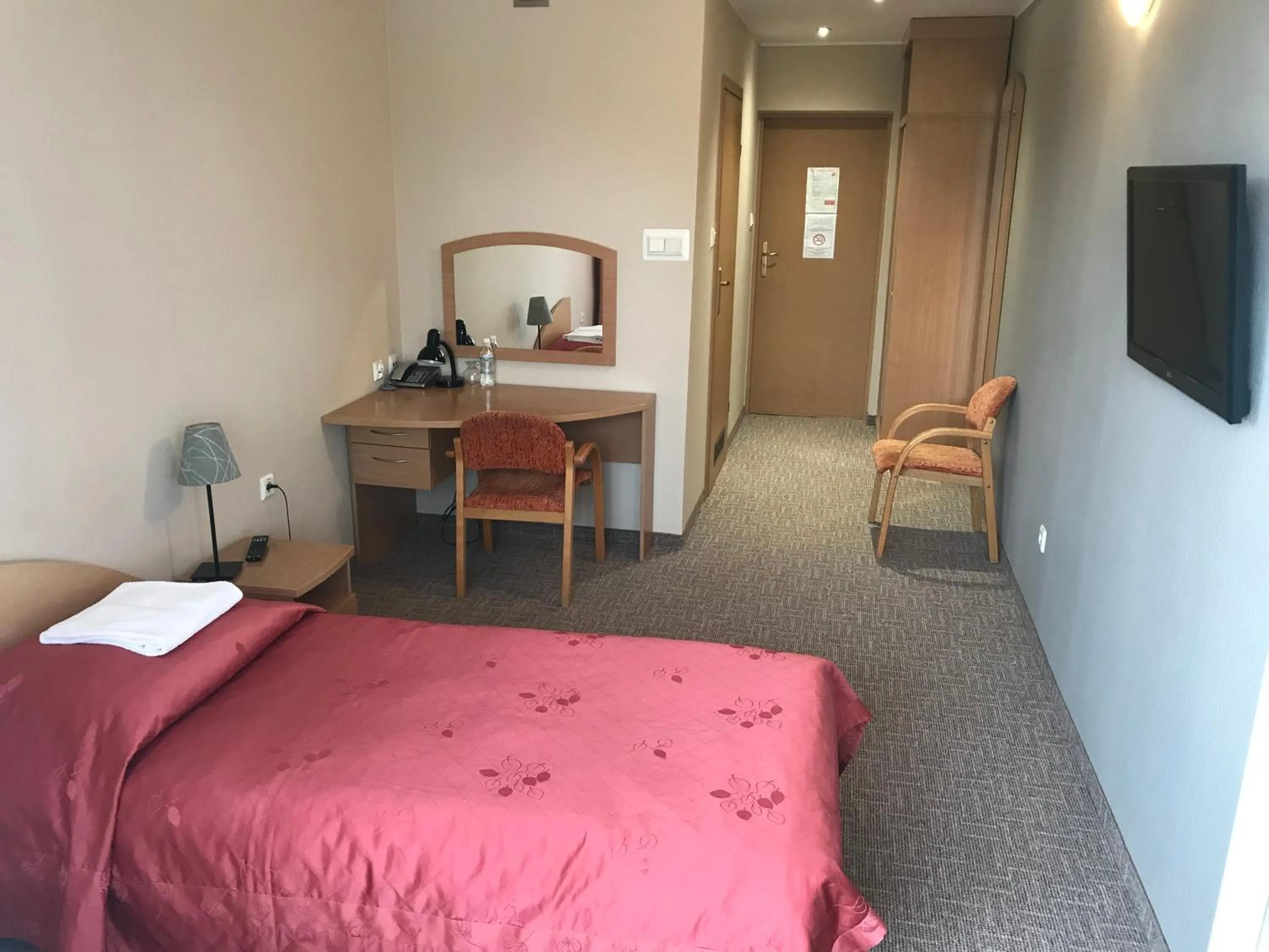 Bed in Hotel Dunajec