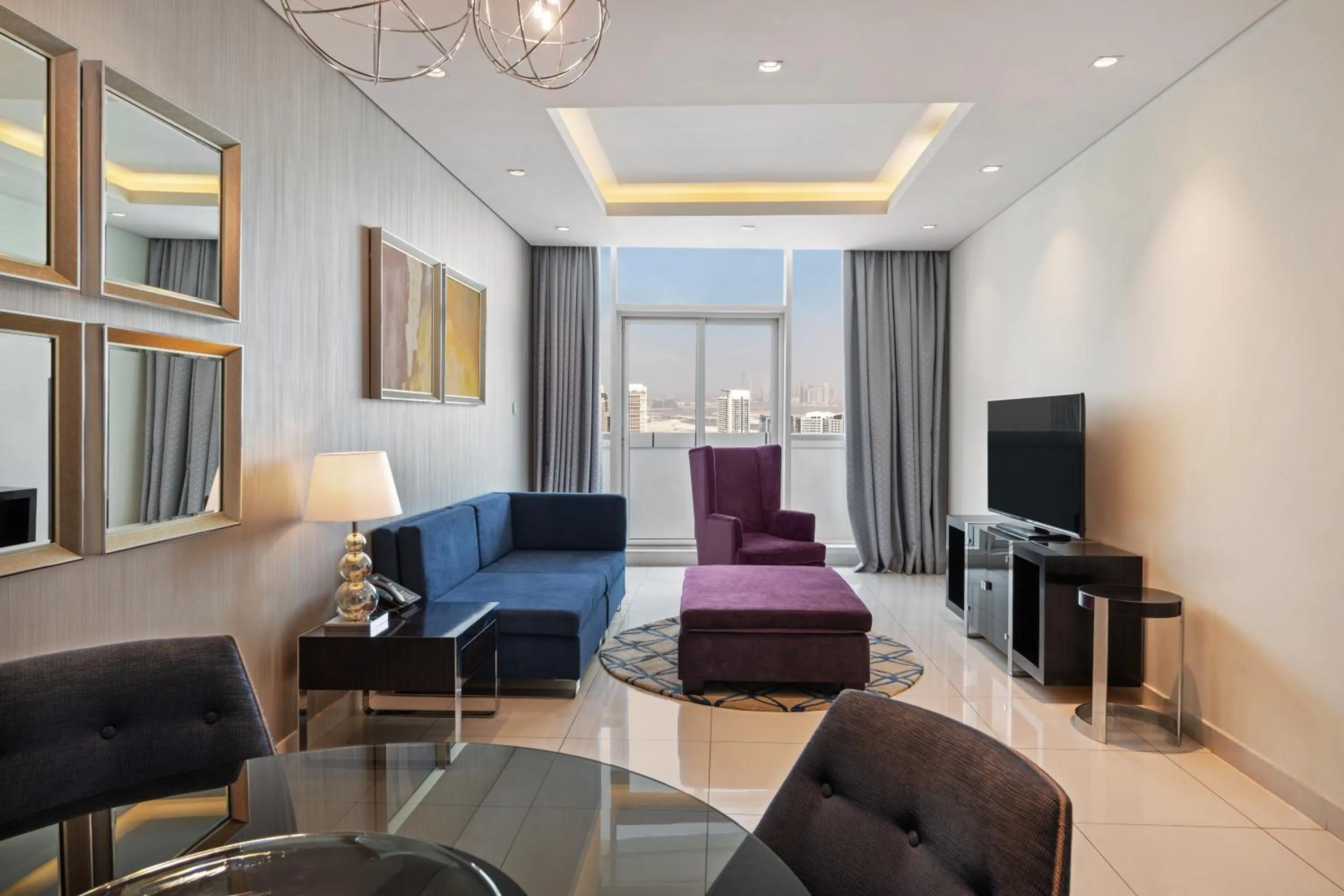 Living room in DAMAC Maison Distinction