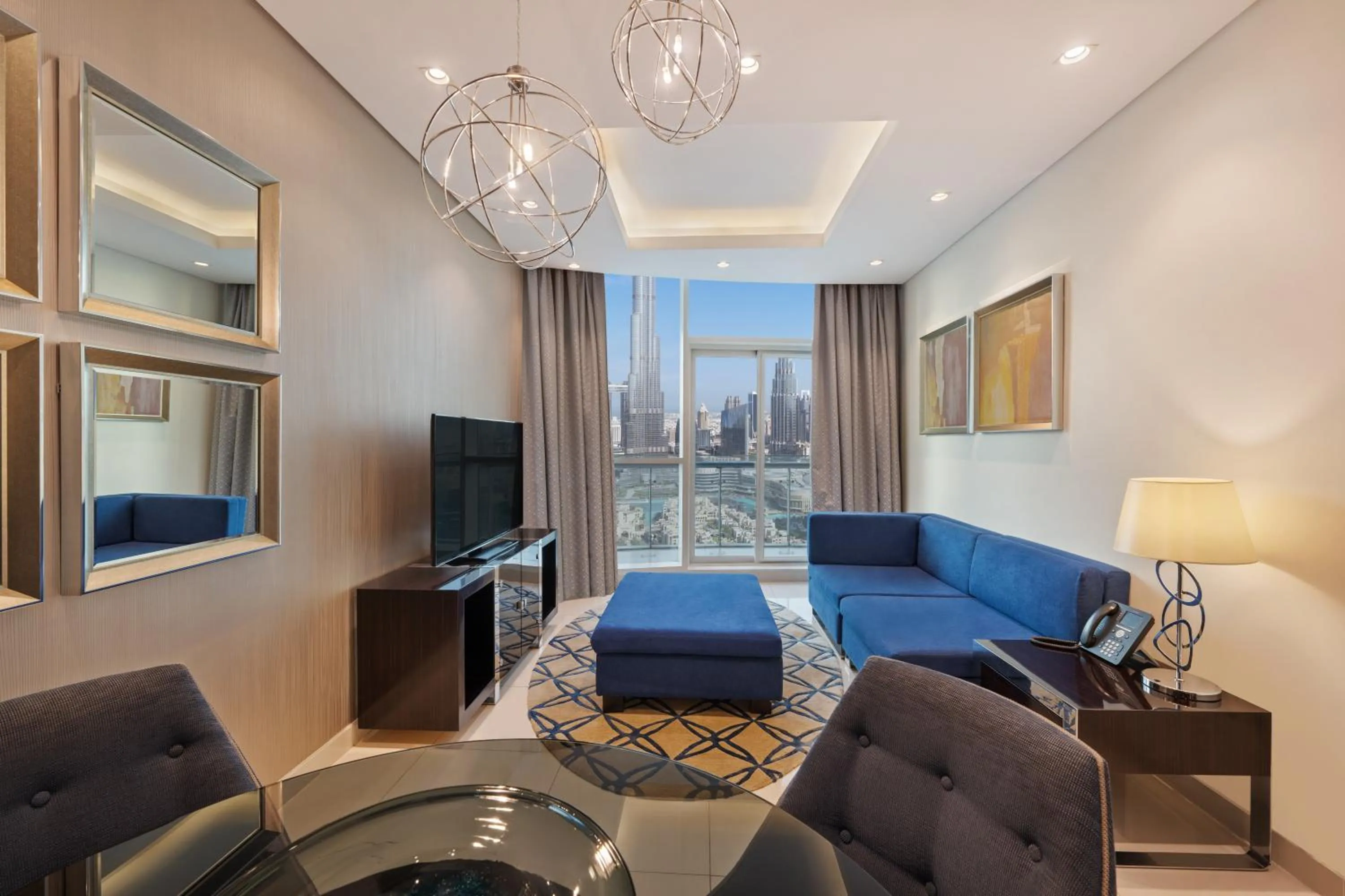 Living room in DAMAC Maison Distinction