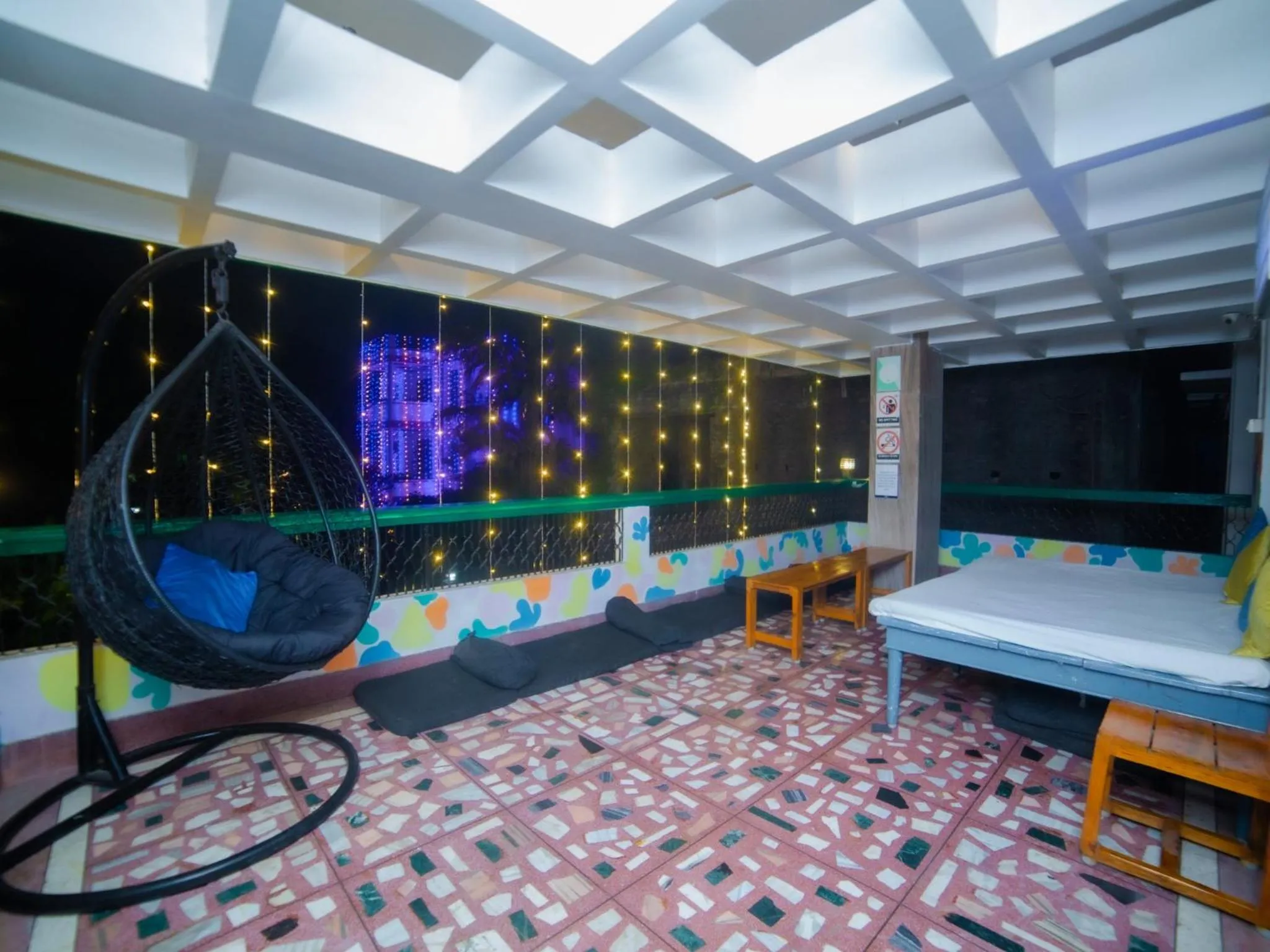 Patio in Moustache Varanasi