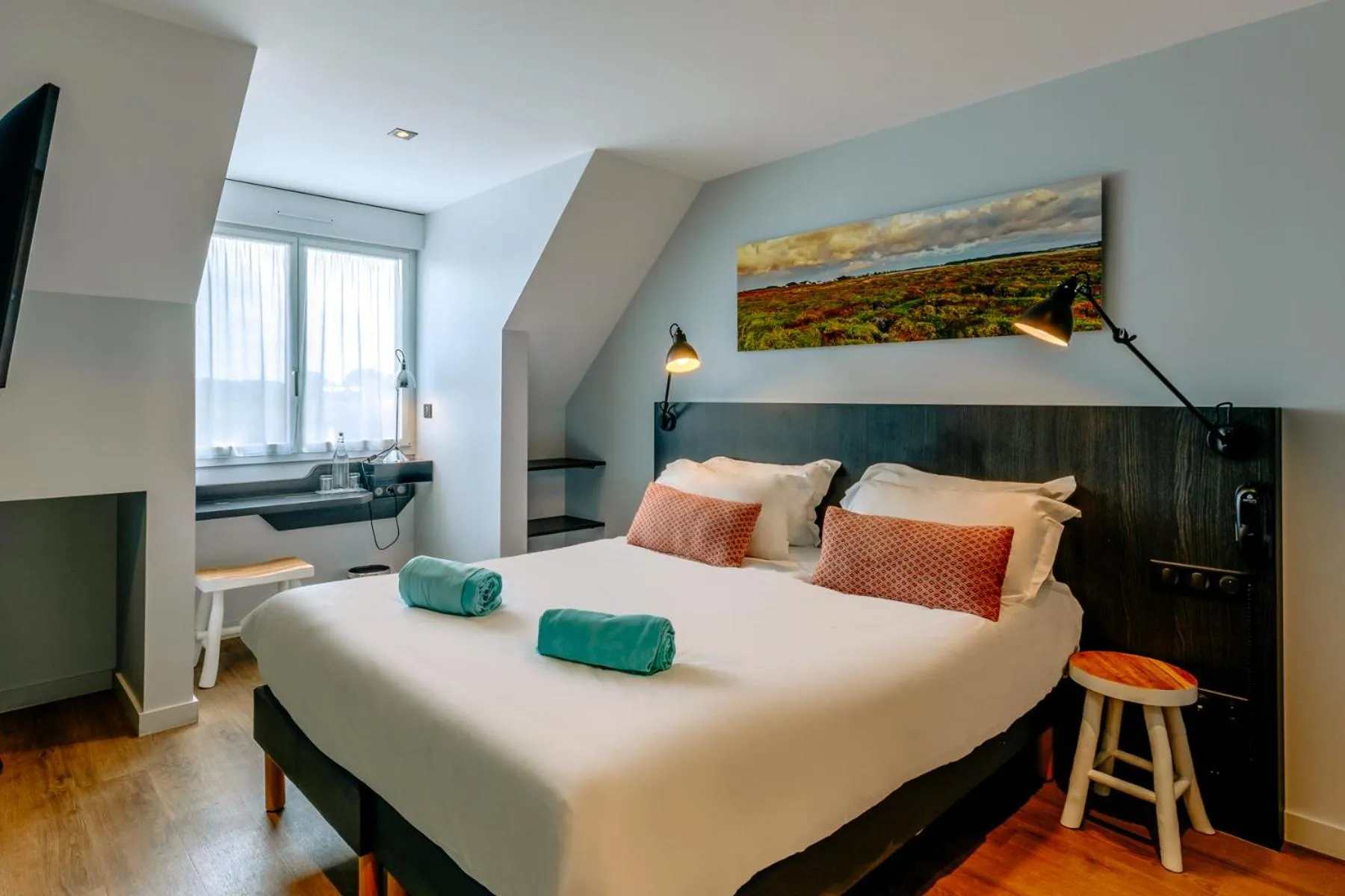 View (from property/room), Bed in Le Cardinal - Belle-Ile-en-Mer