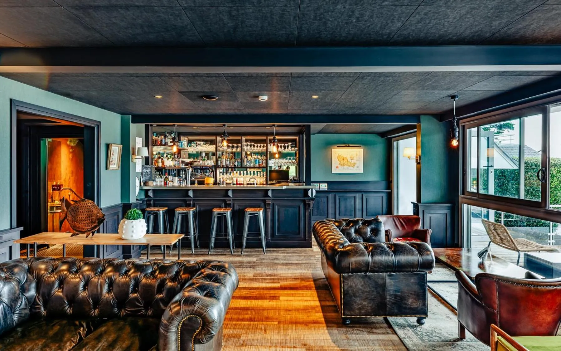 Lounge or bar in Le Cardinal - Belle-Ile-en-Mer