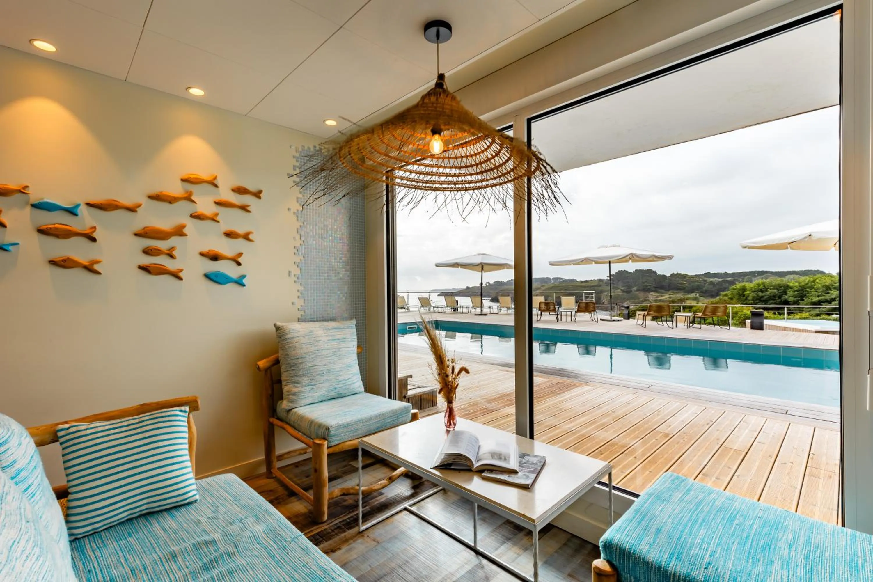 Lobby or reception in Le Cardinal - Belle-Ile-en-Mer