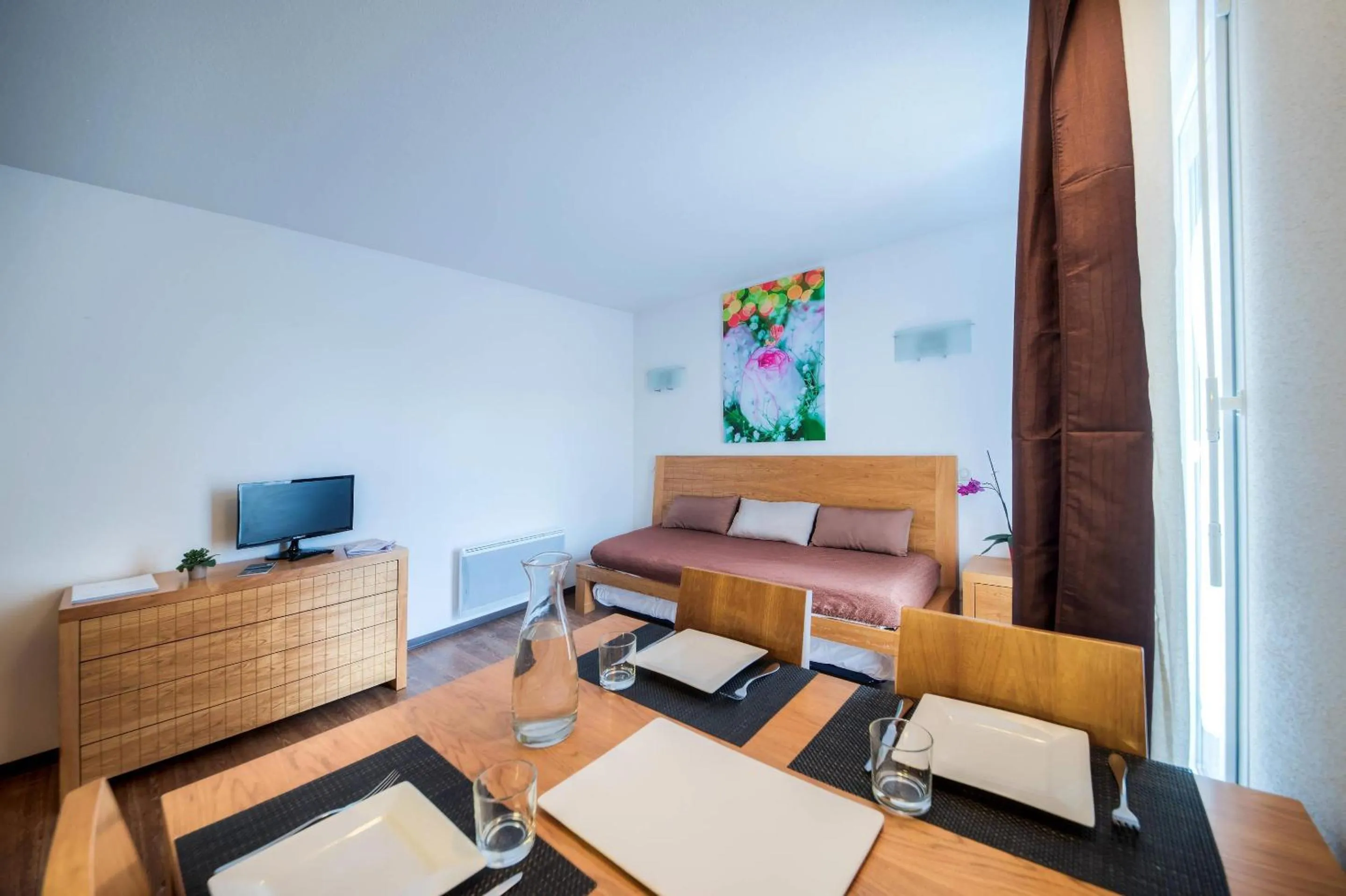 Bedroom in Comfort Aparthotel Mutzig Portes d'Alsace