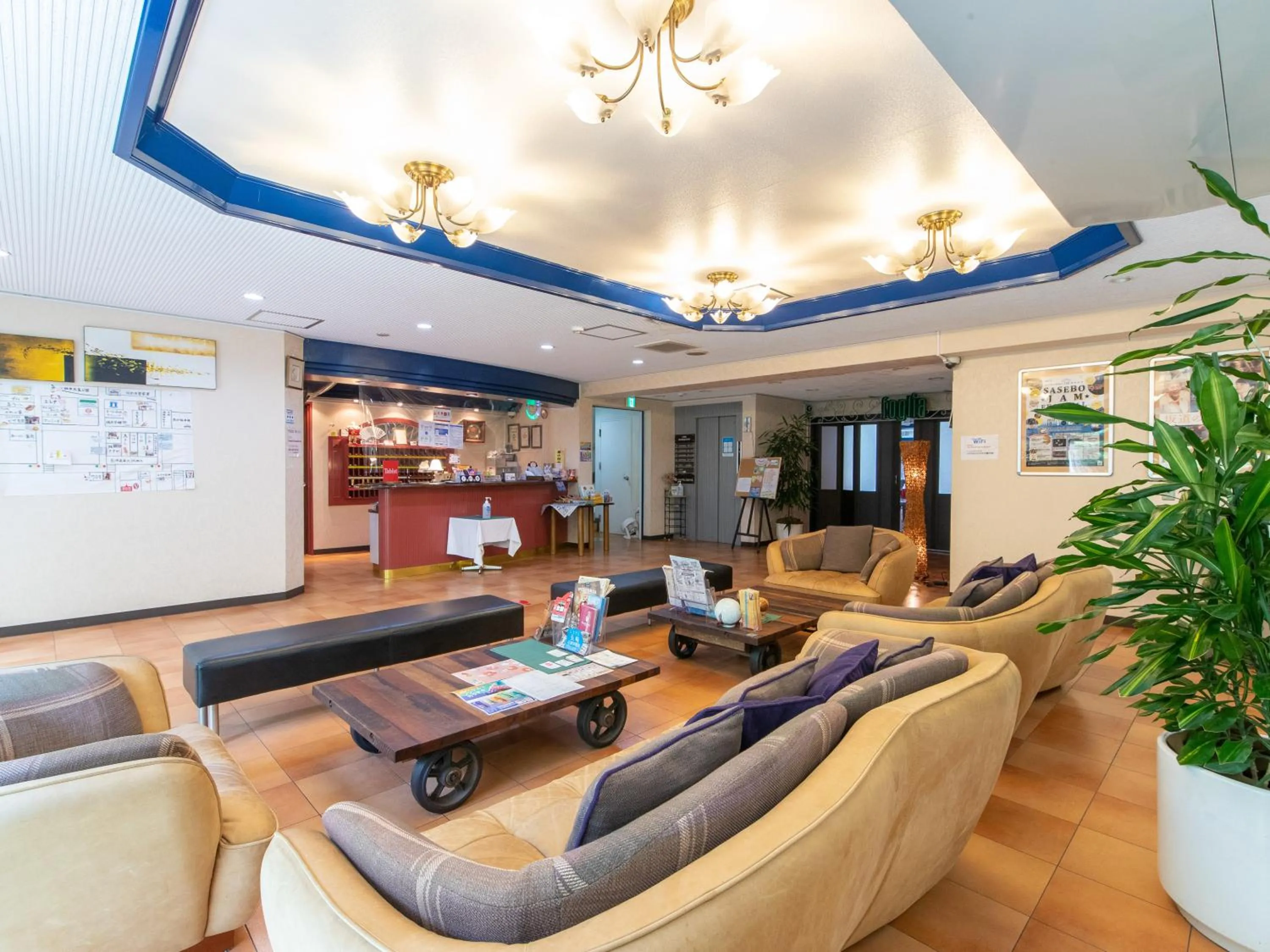 Lobby or reception in Tabist Sasebo Palace Hotel