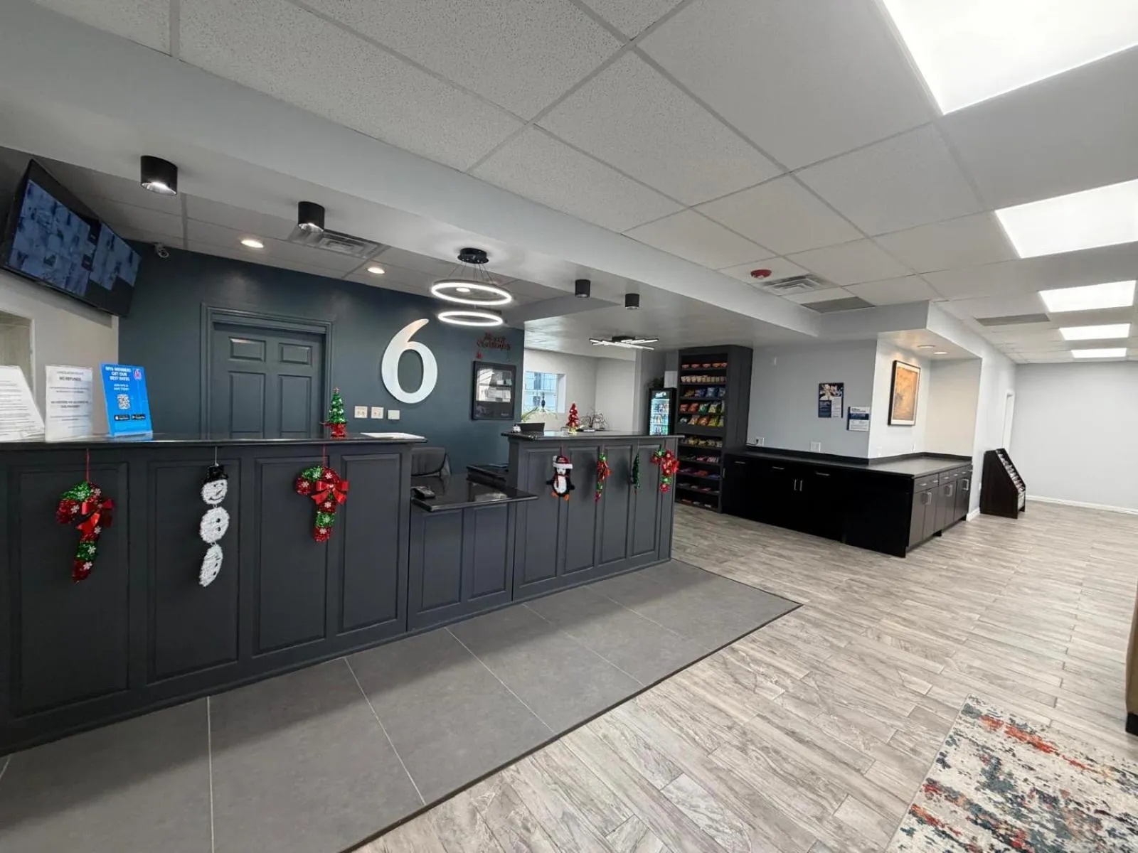 Lobby or reception in Motel 6 Sherman, TX