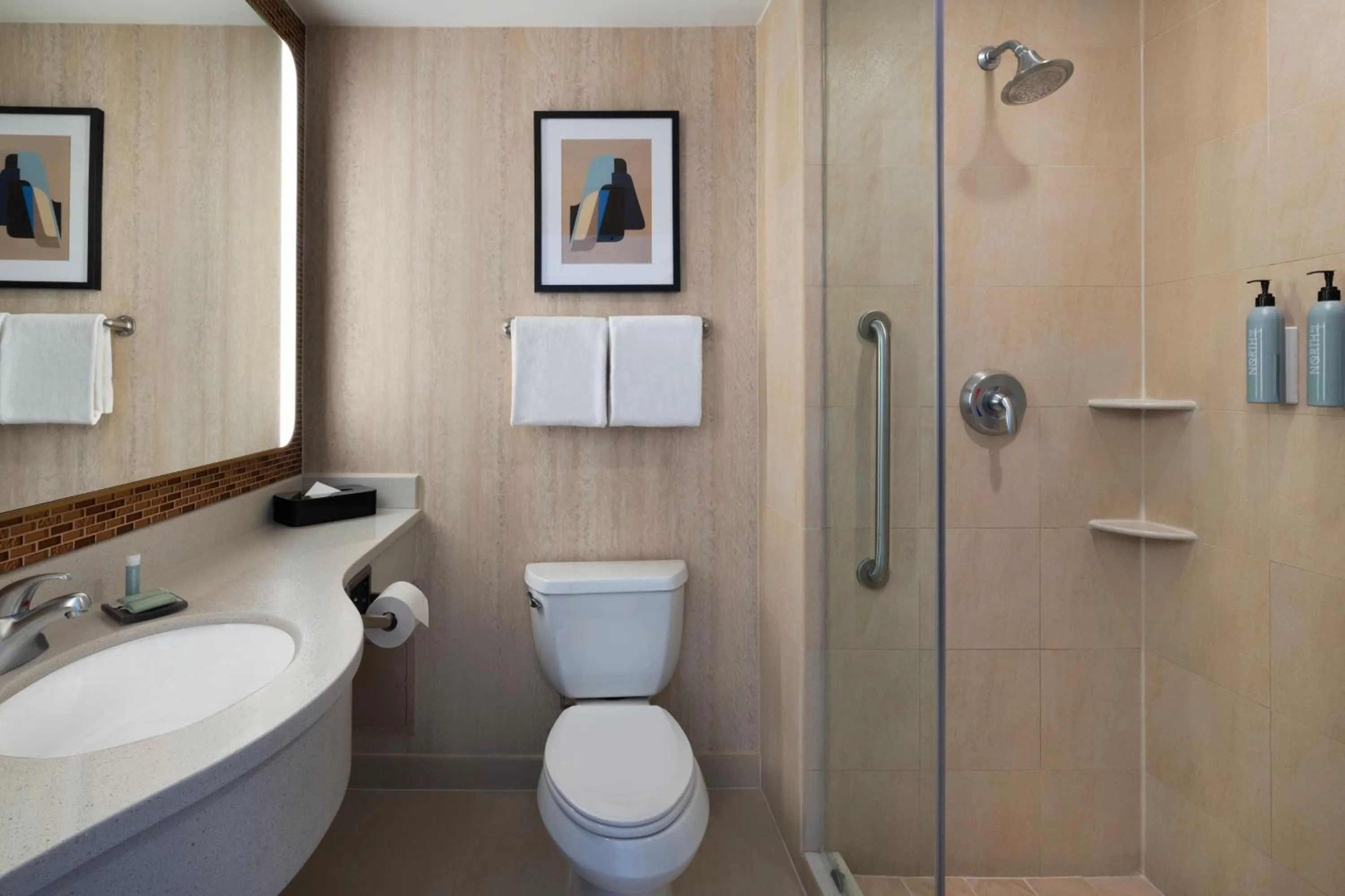 Bathroom in Courtyard by Marriott New York Manhattan / Soho