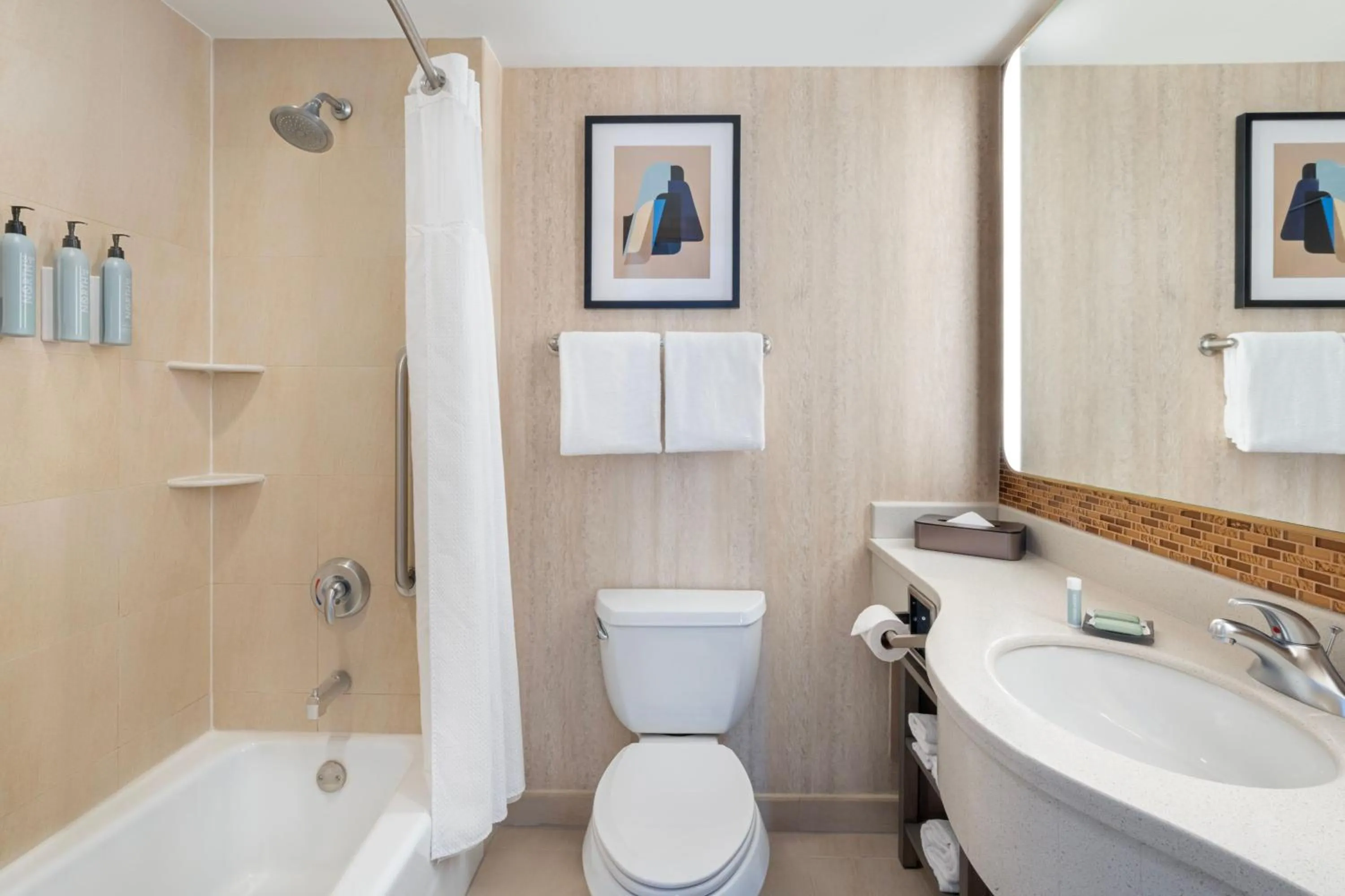 Bathroom in Courtyard by Marriott New York Manhattan / Soho