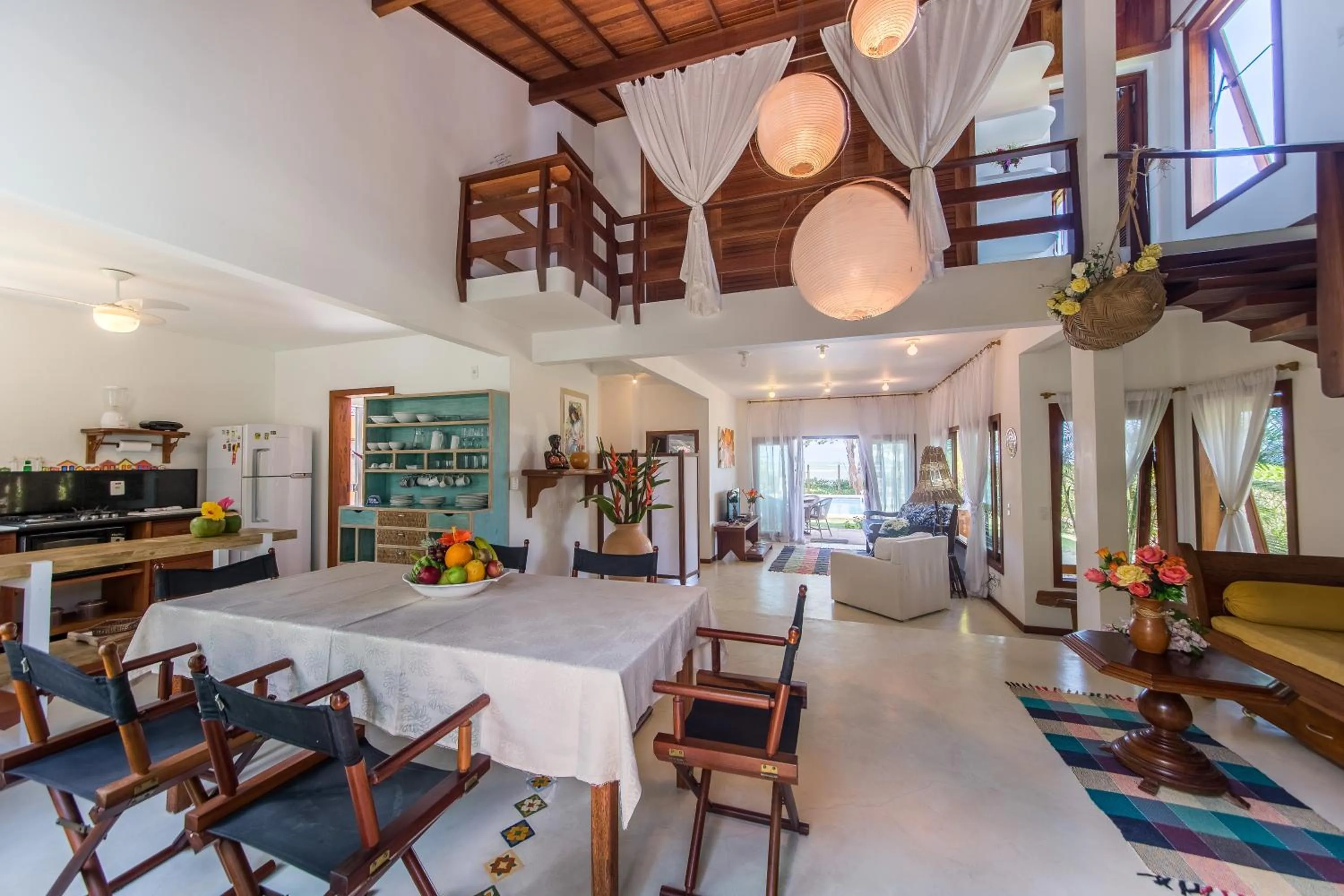 Living room in Residence Pé na Areia