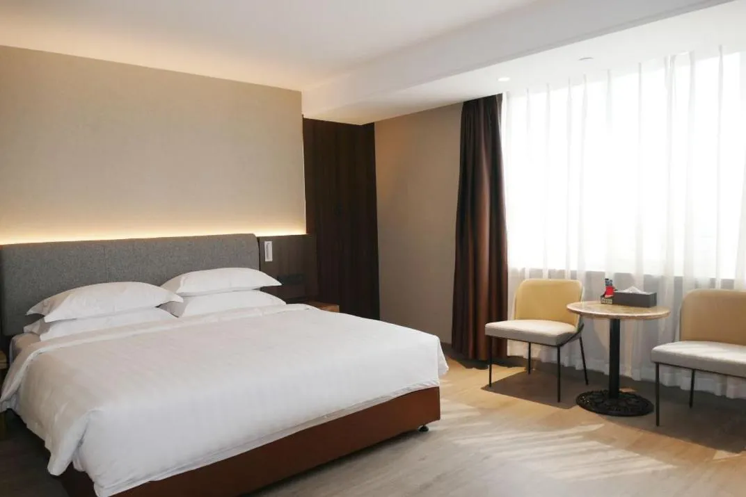 Bed in Jinan Yuquan Simpson Hotel