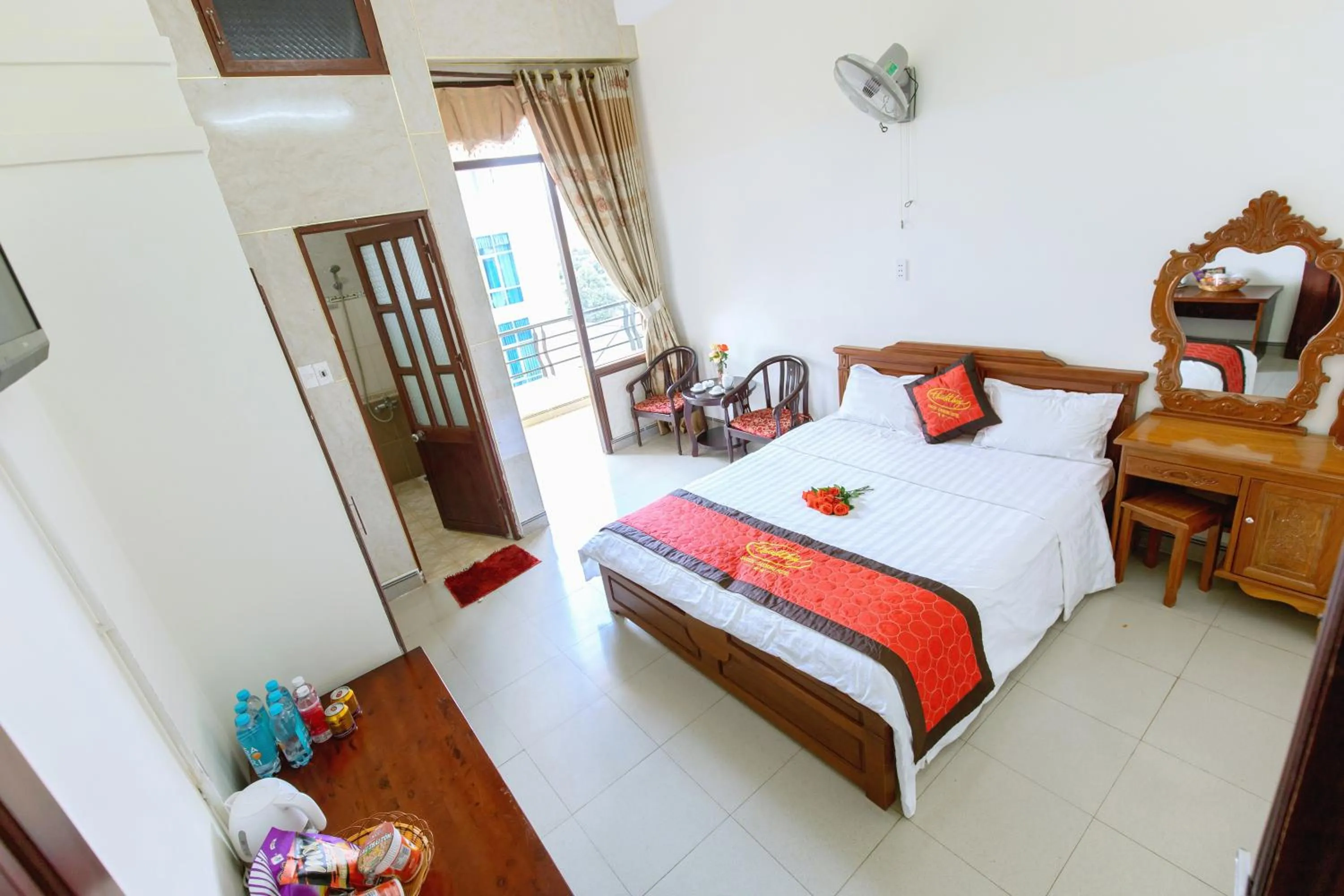 Bed in Sai Gon Dak Nong Hotel