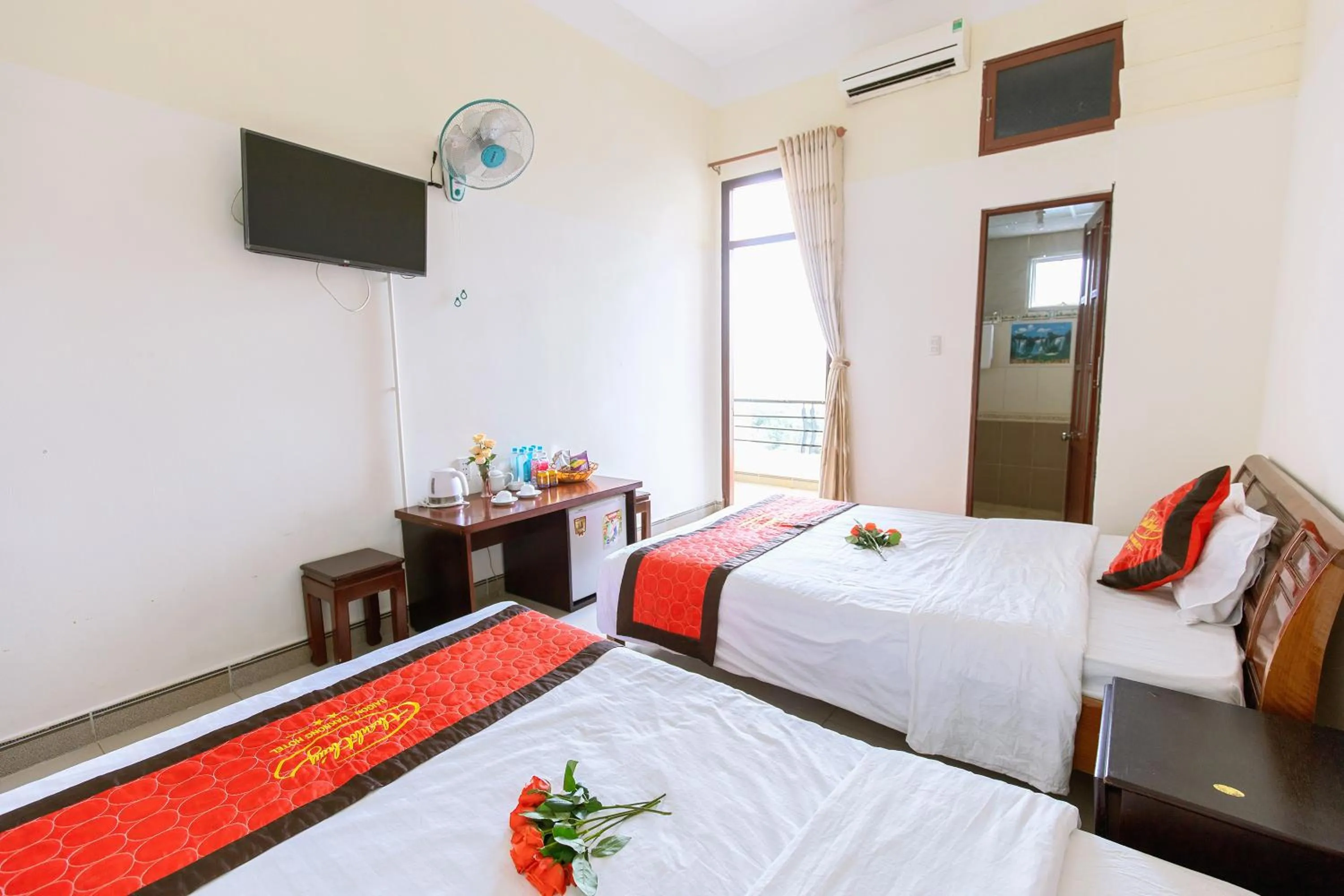 Bed in Sai Gon Dak Nong Hotel