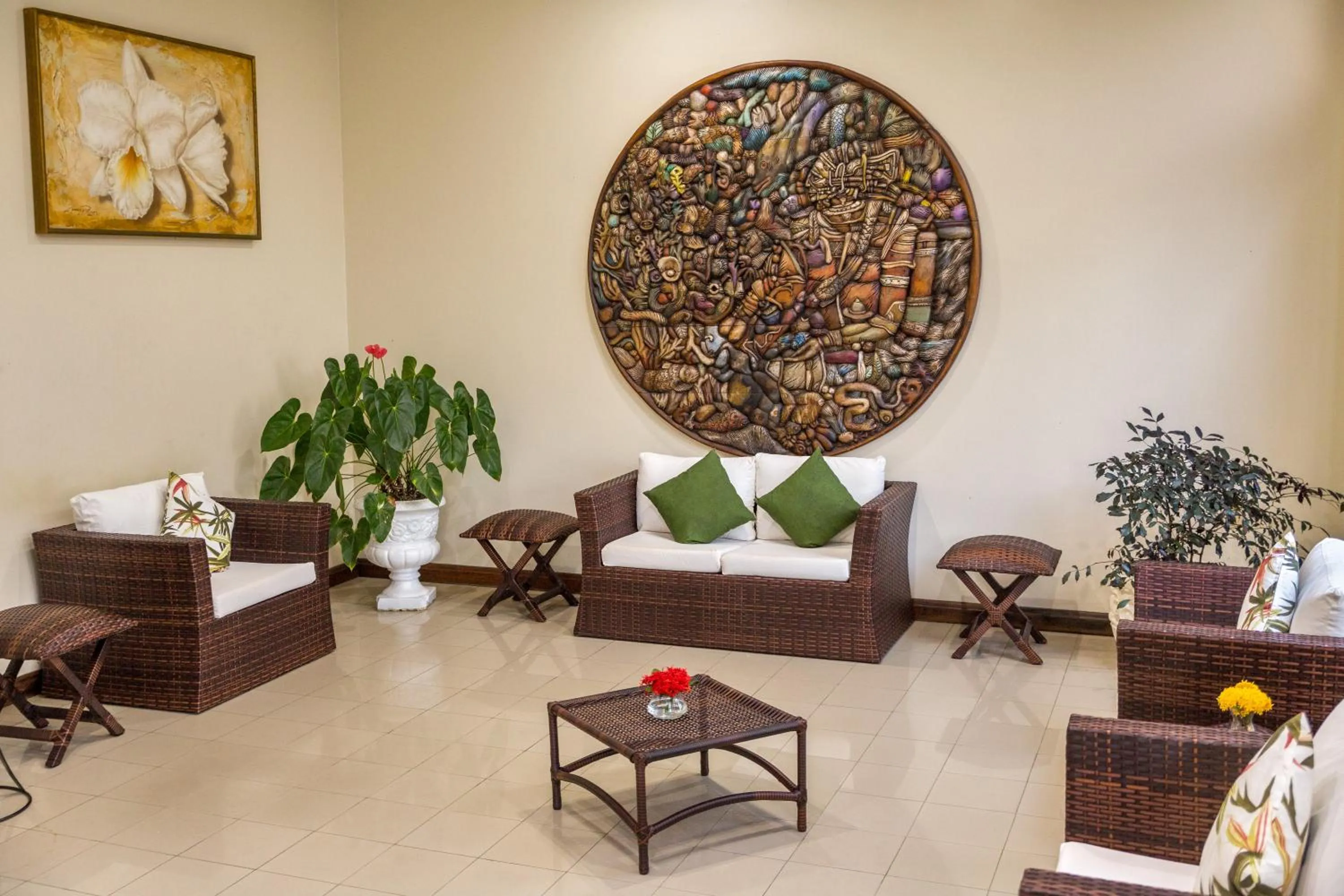 Lobby or reception in Porto Cálem Praia Hotel