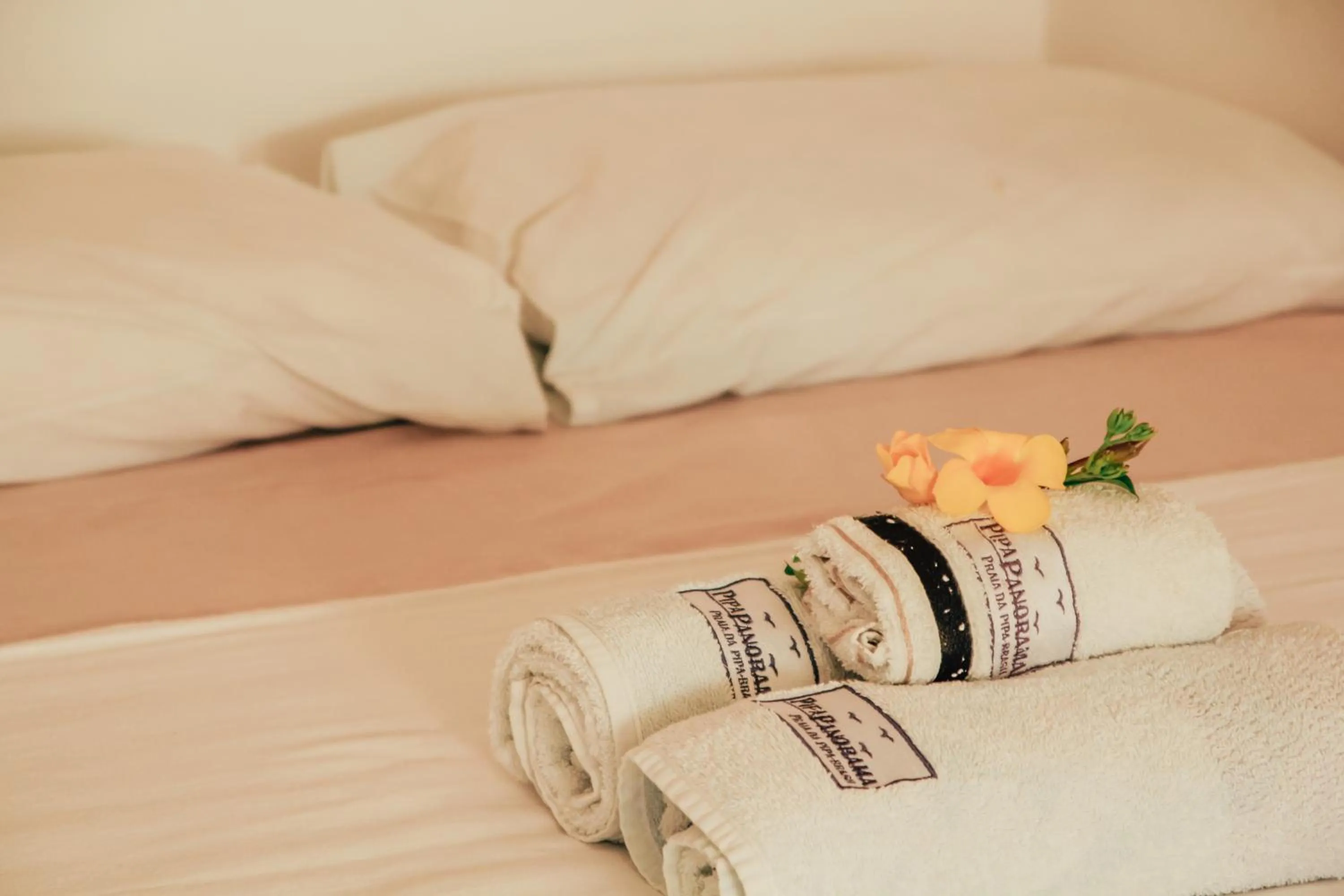 Bed in Pipa Panorama Aparthotel