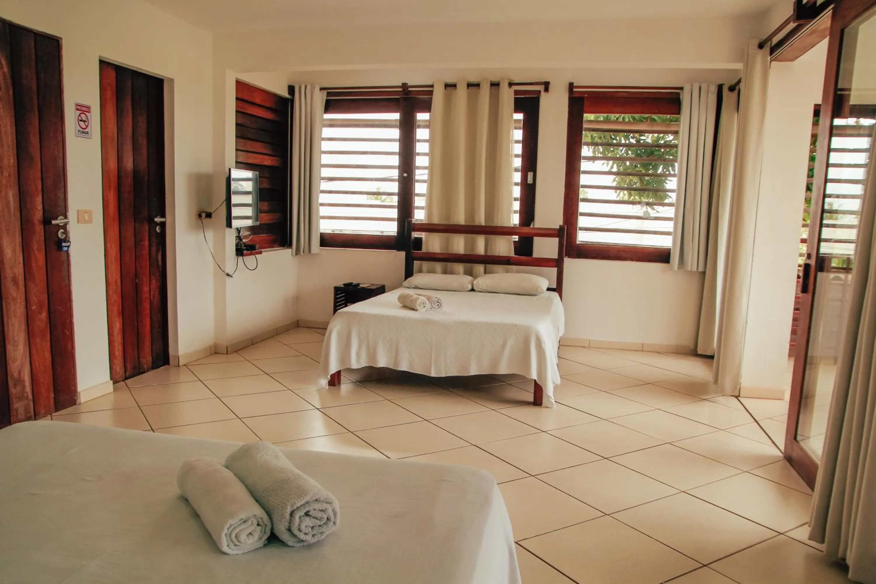 Bed in Pipa Panorama Aparthotel