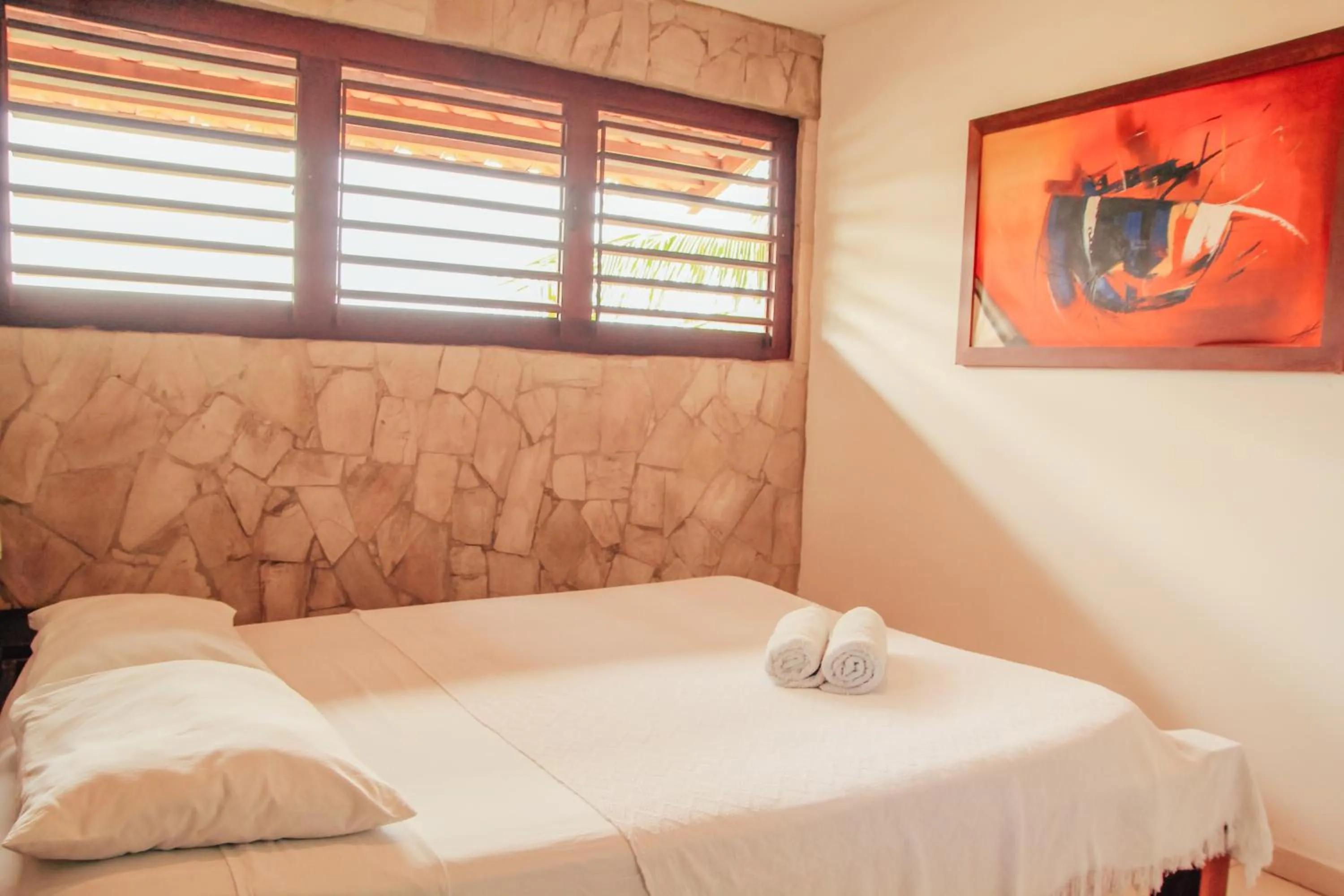 Bed in Pipa Panorama Aparthotel