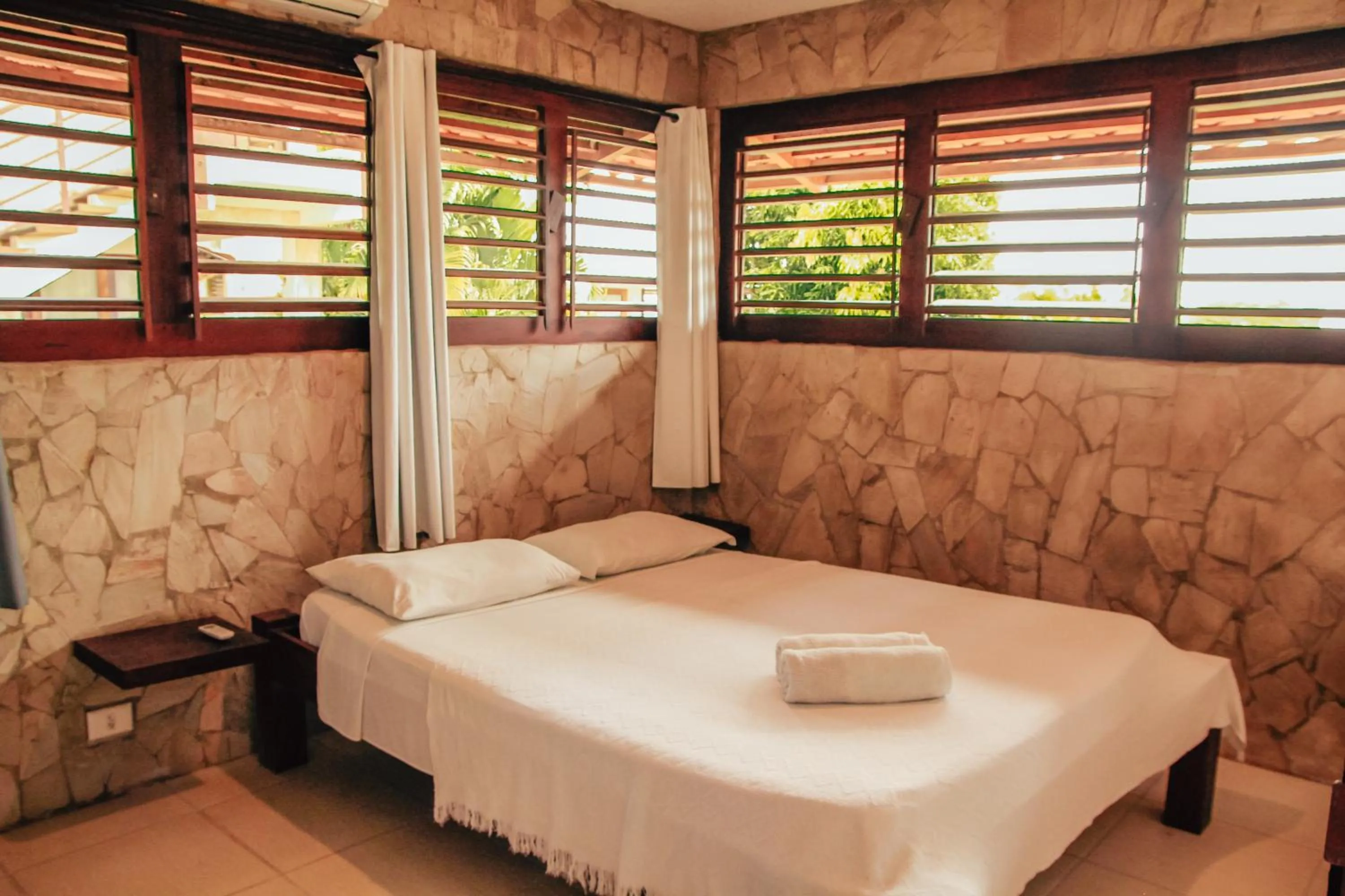 Bed in Pipa Panorama Aparthotel