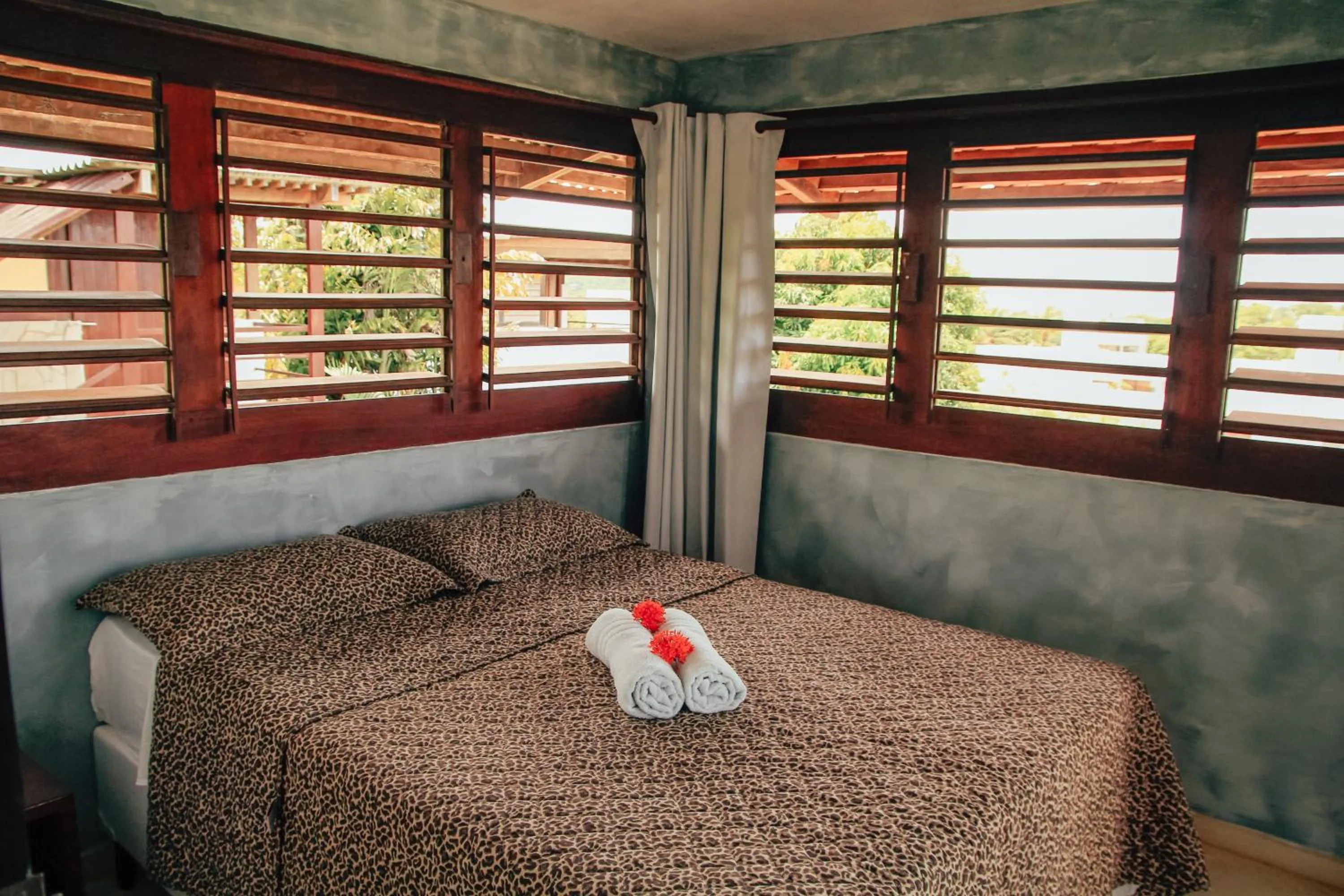 Bed in Pipa Panorama Aparthotel