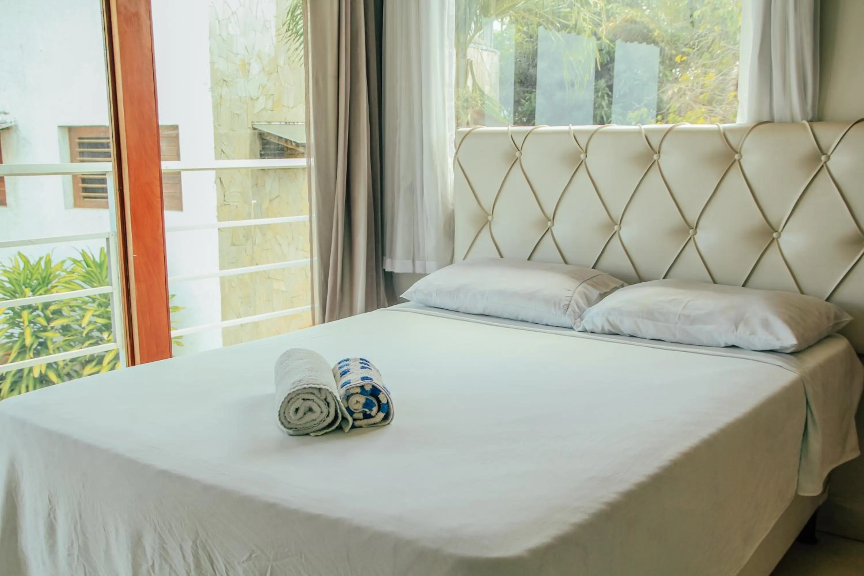 Bed in Pipa Panorama Aparthotel