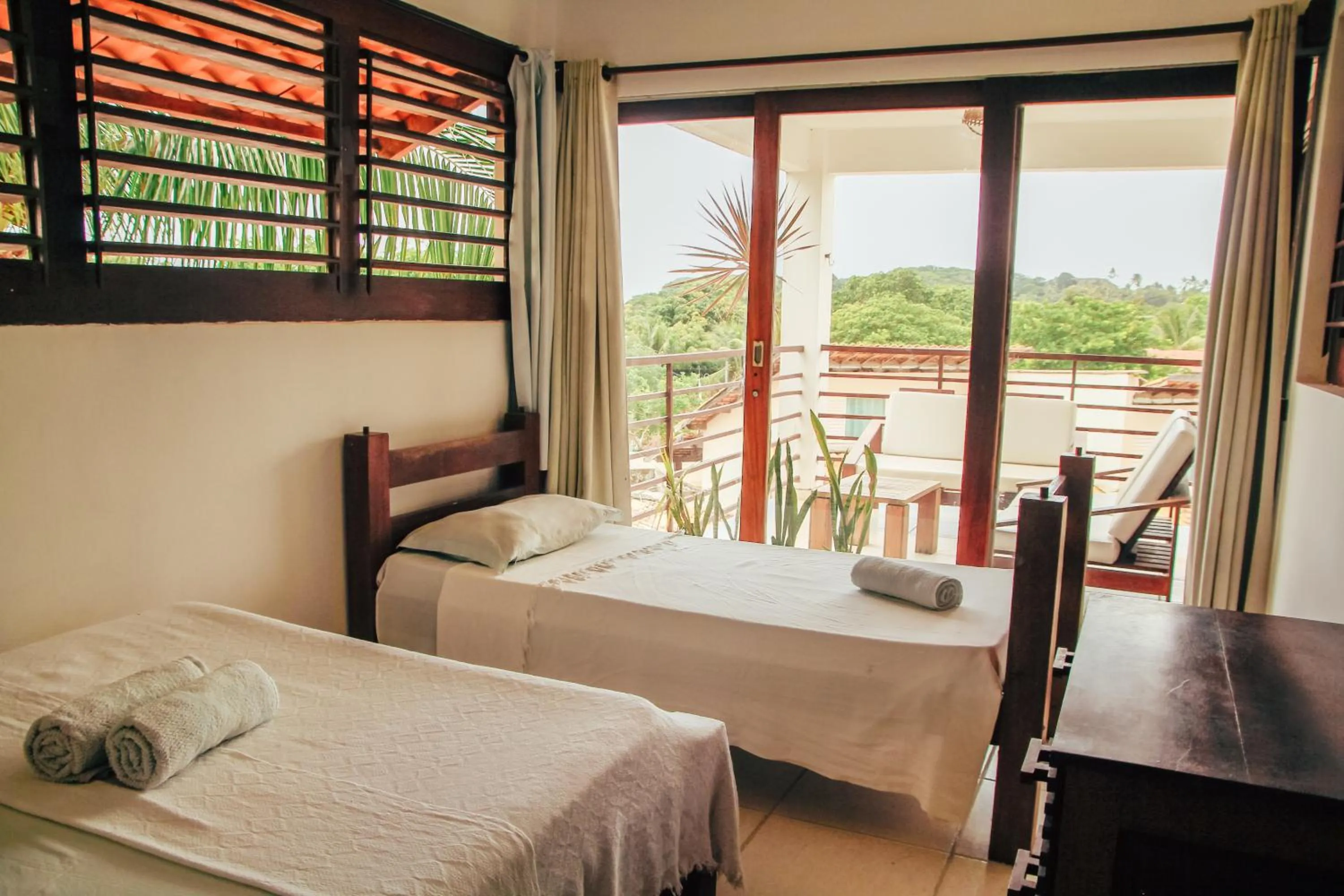 Bed in Pipa Panorama Aparthotel