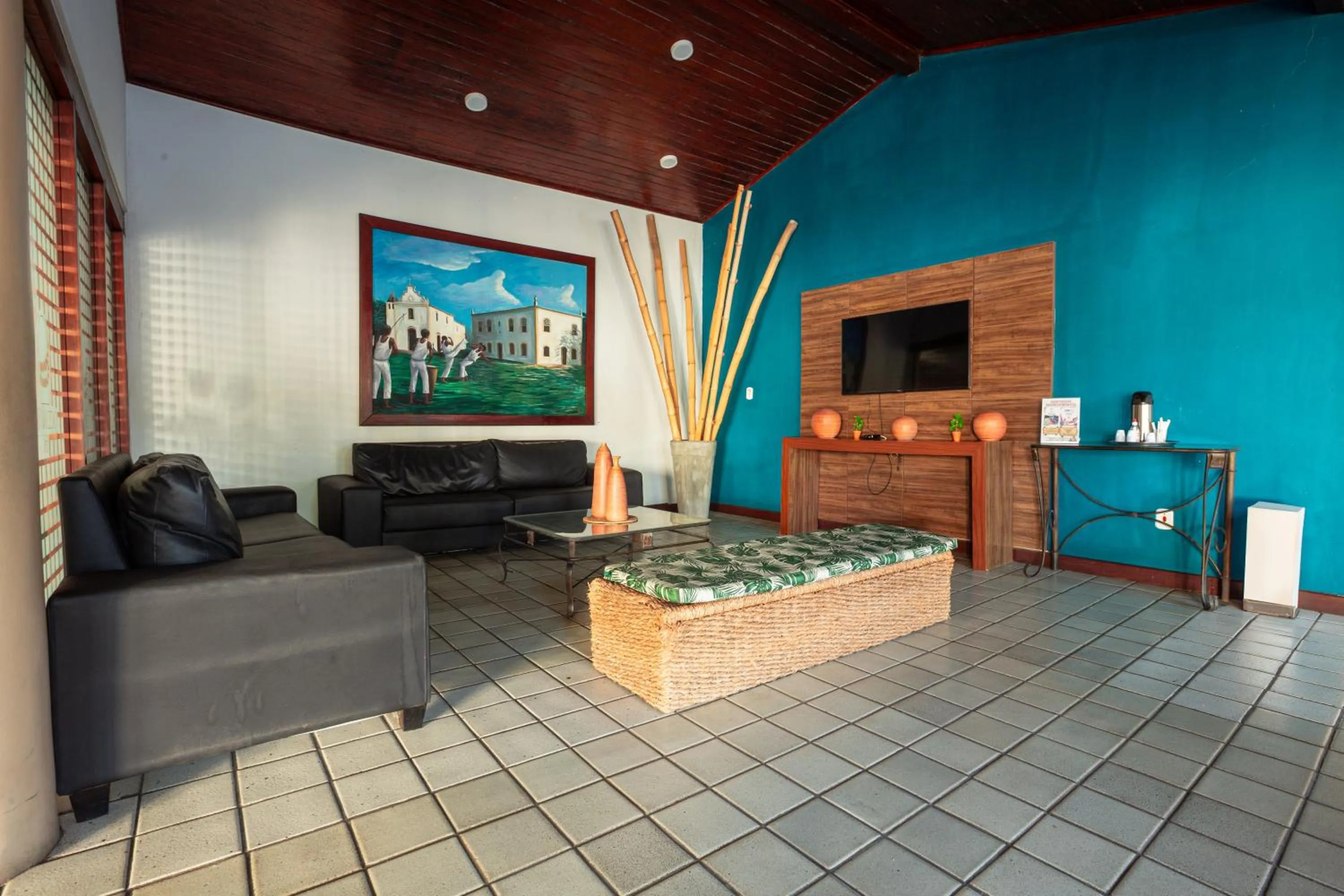 Lobby or reception in Rede Andrade Estrela Dalva Centro Hotel