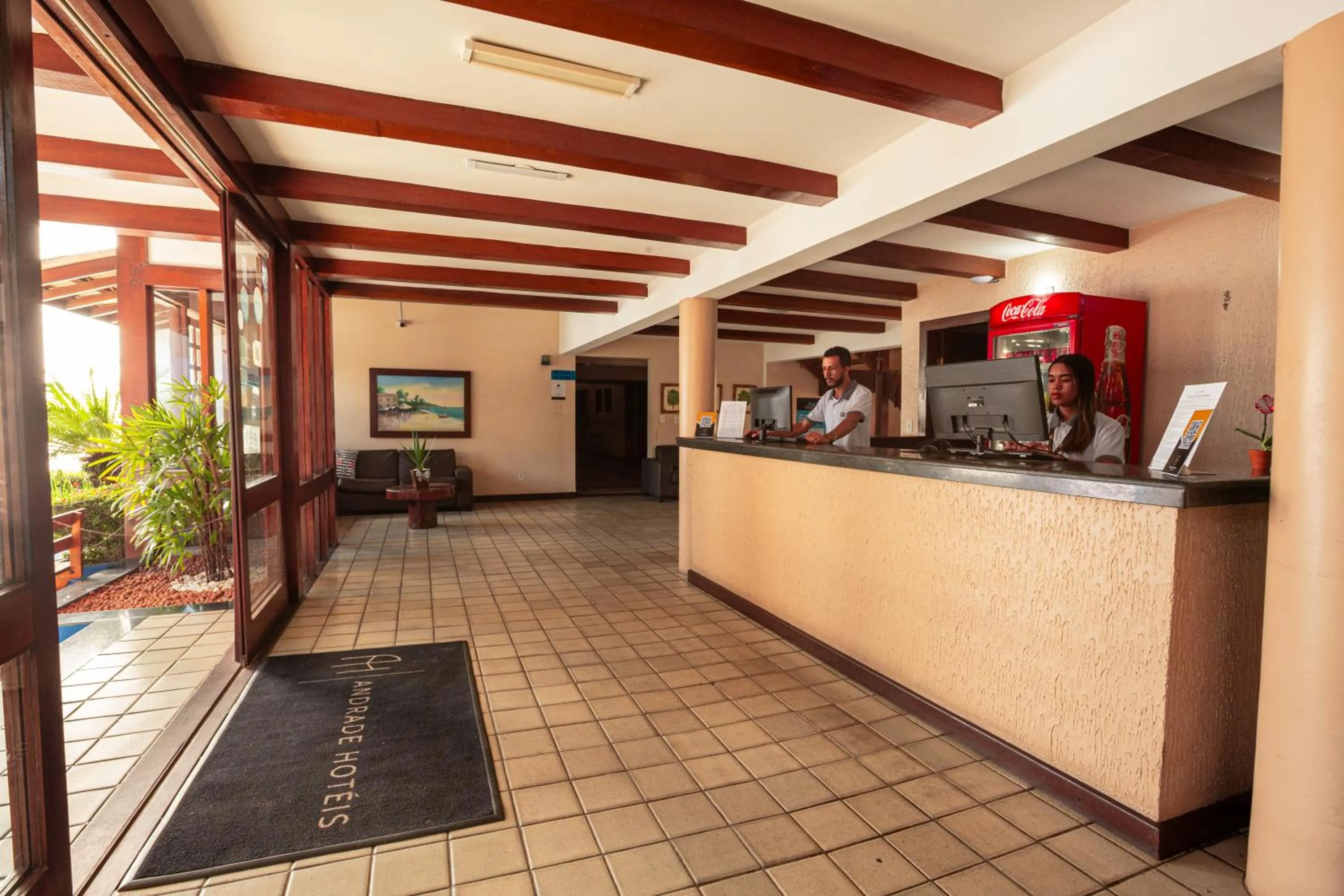 Lobby or reception in Rede Andrade Estrela Dalva Centro Hotel
