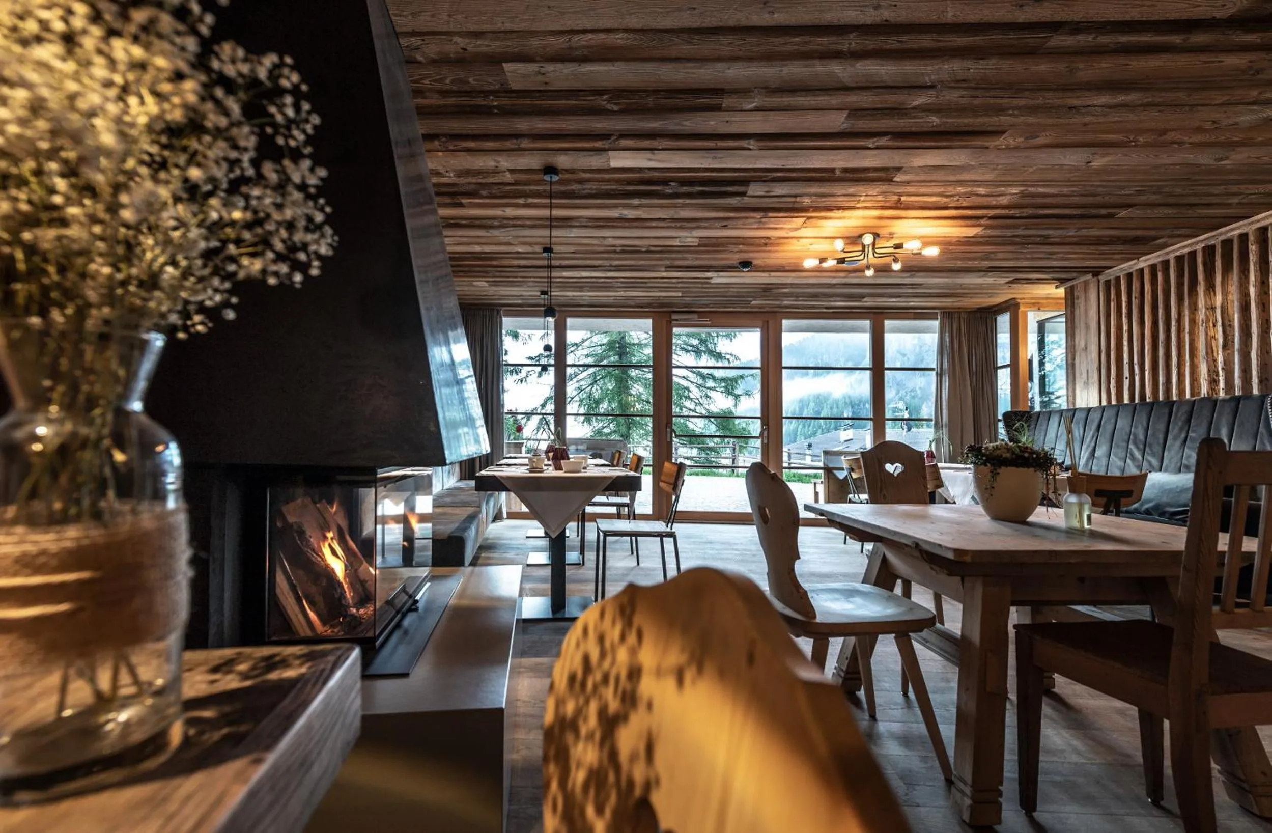 Lobby or reception in Chalet Cogolara