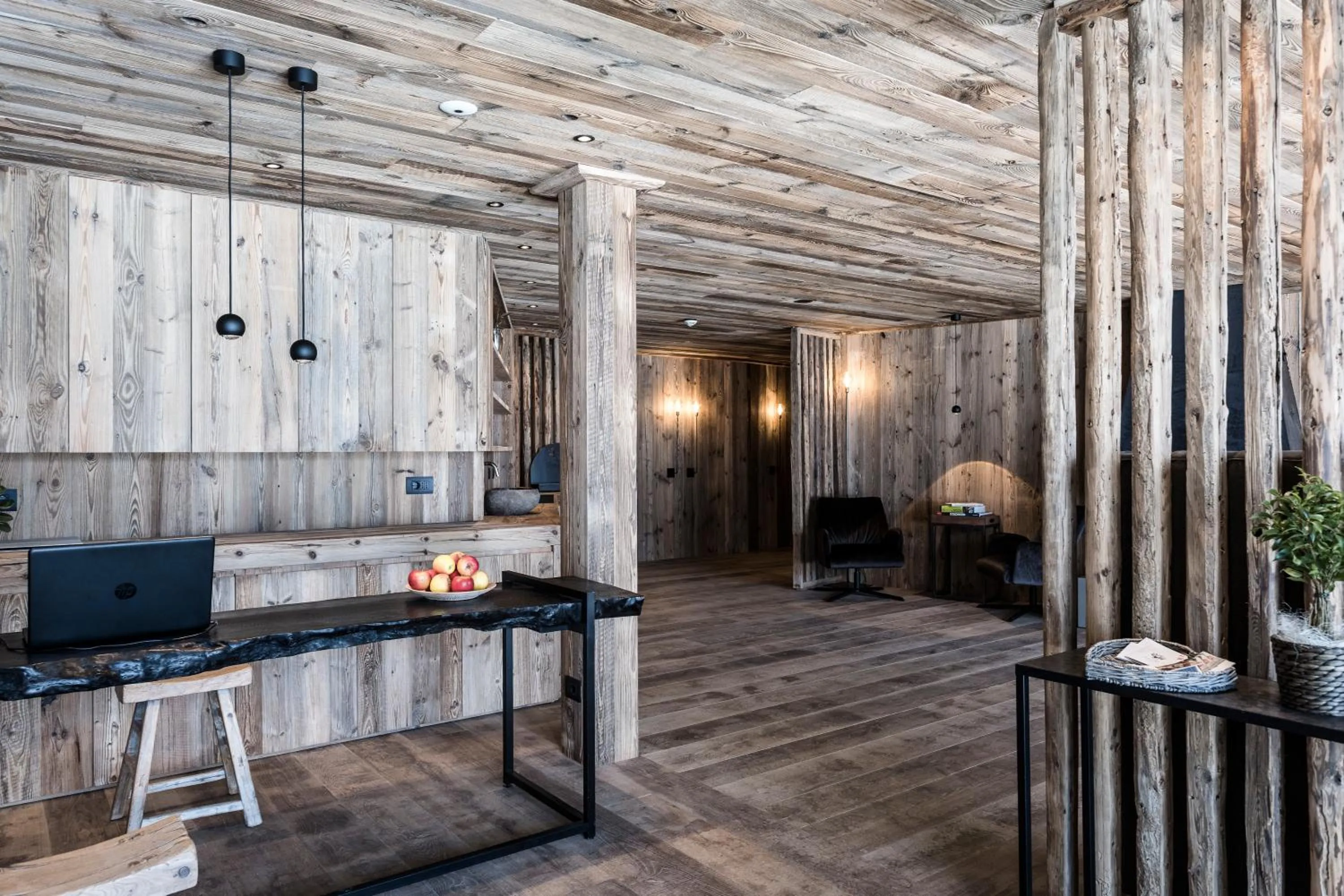 Lobby or reception in Chalet Cogolara