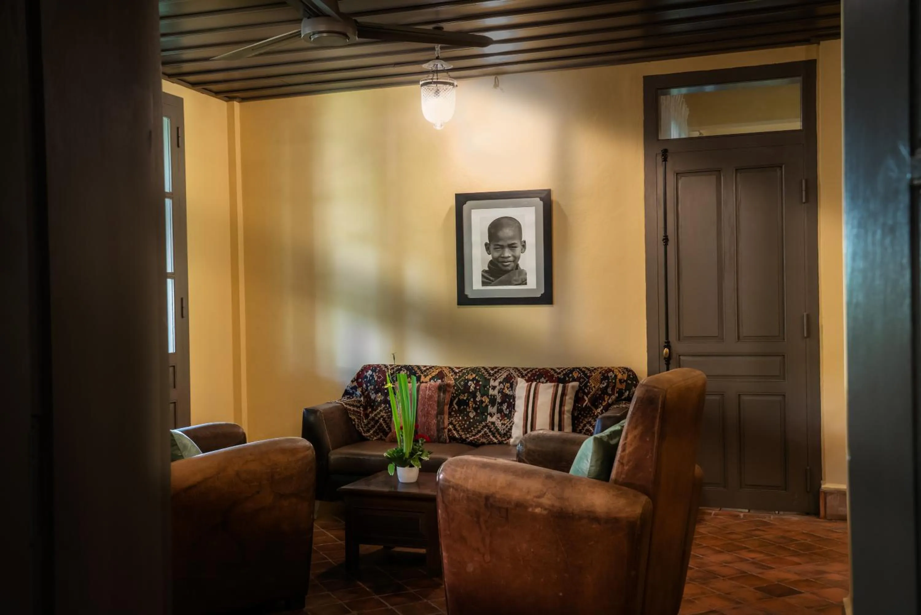 Seating area in Satri House Hotel